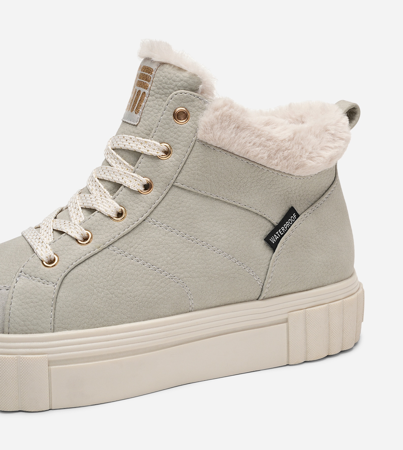 DINSKO, Varmforet skolett waterproof Grå