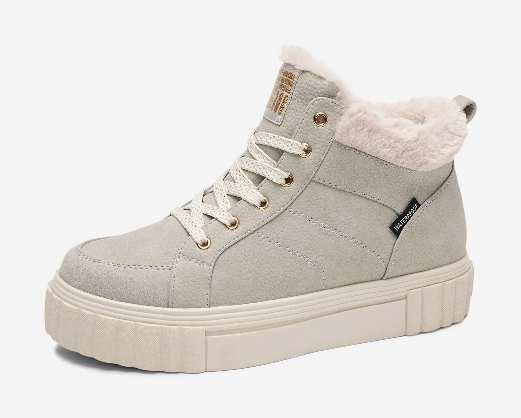 DINSKO, Varmforet skolett waterproof Grå