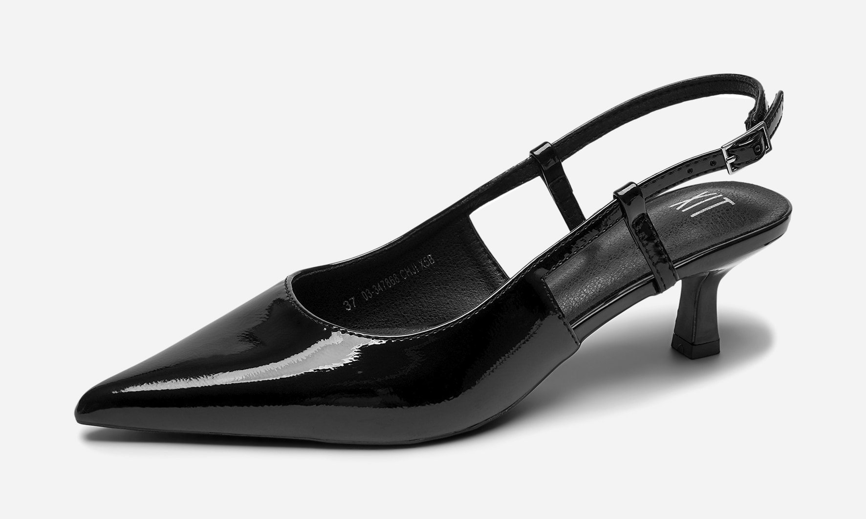 XIT, Pumps med slingback Sort