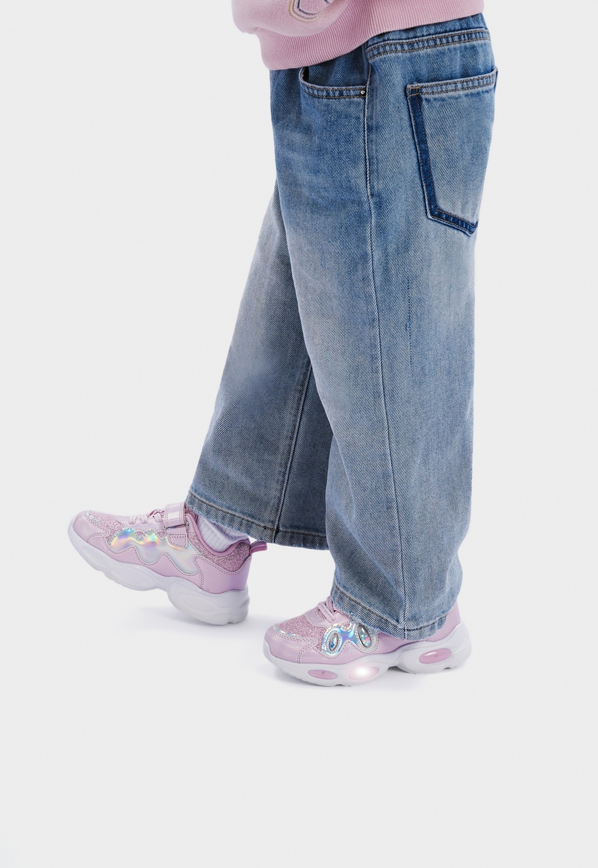 DINSKO, Blinkende sneakers Rosa