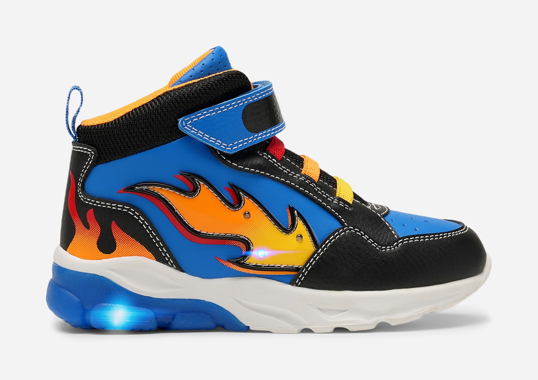 DINSKO, Blinkende høye sneakers Blå