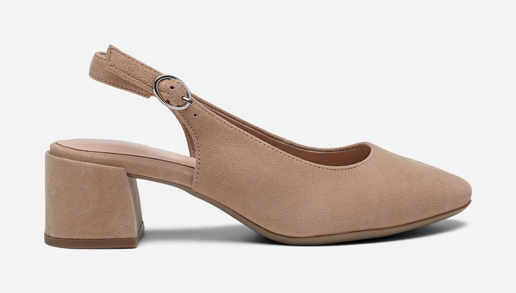 PACE, Pumps med slingback Beige