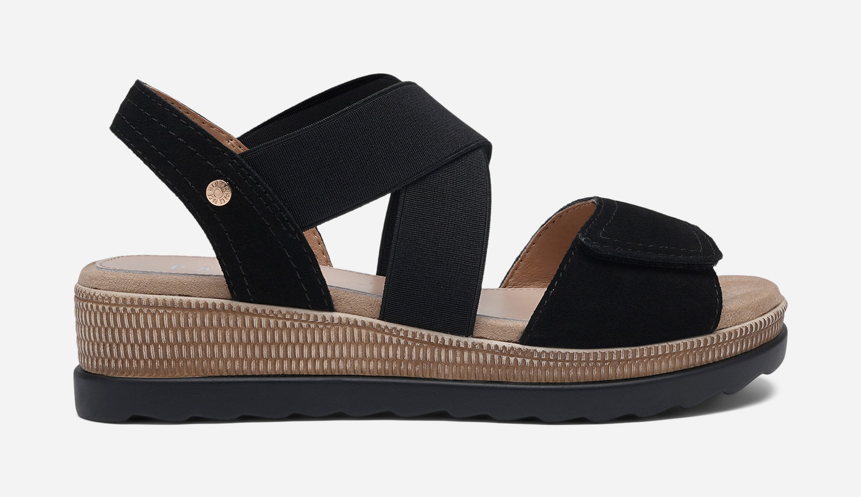 PACE, Sandal med reimer Sort