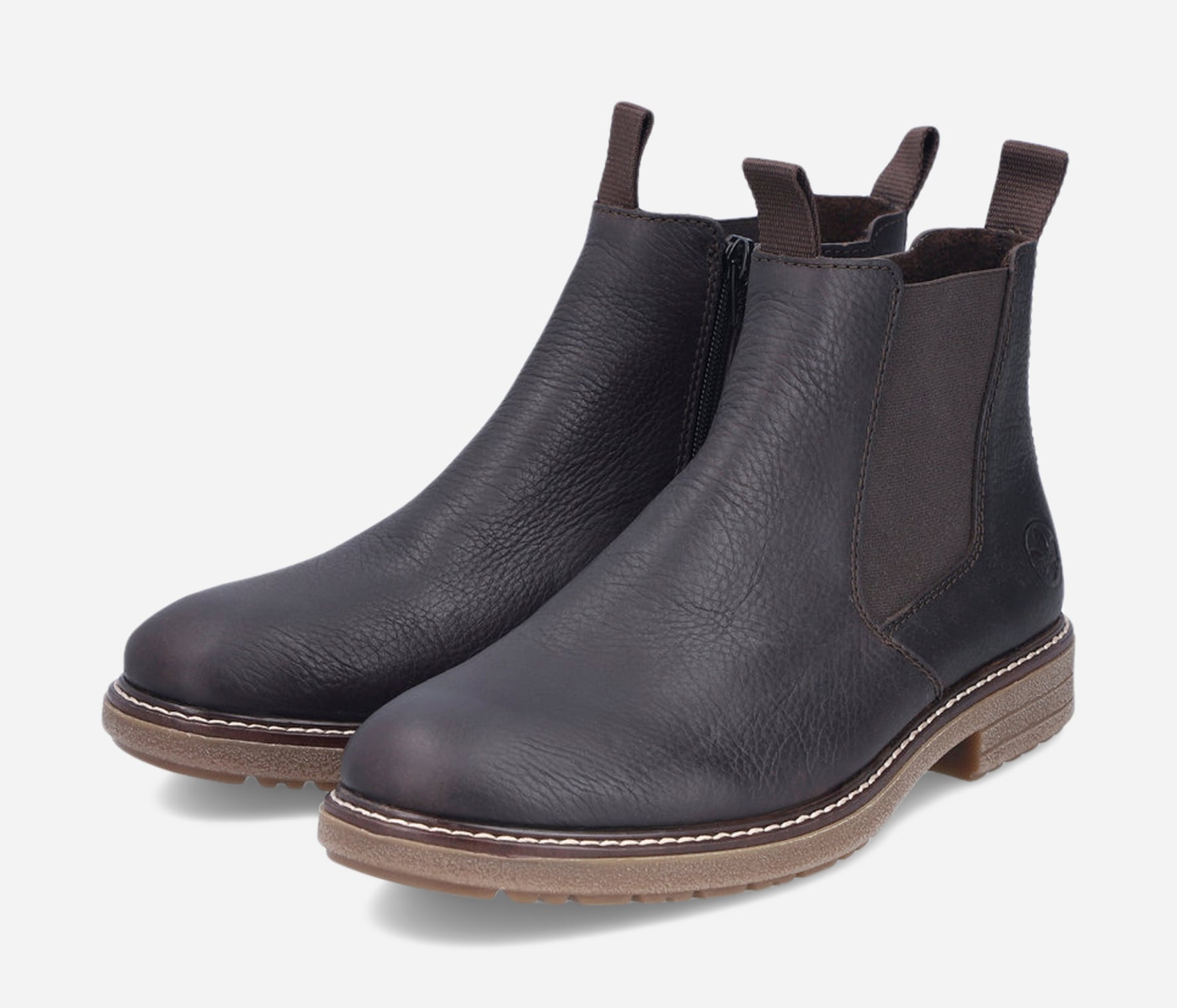 RIEKER, Chelseaboots Brun