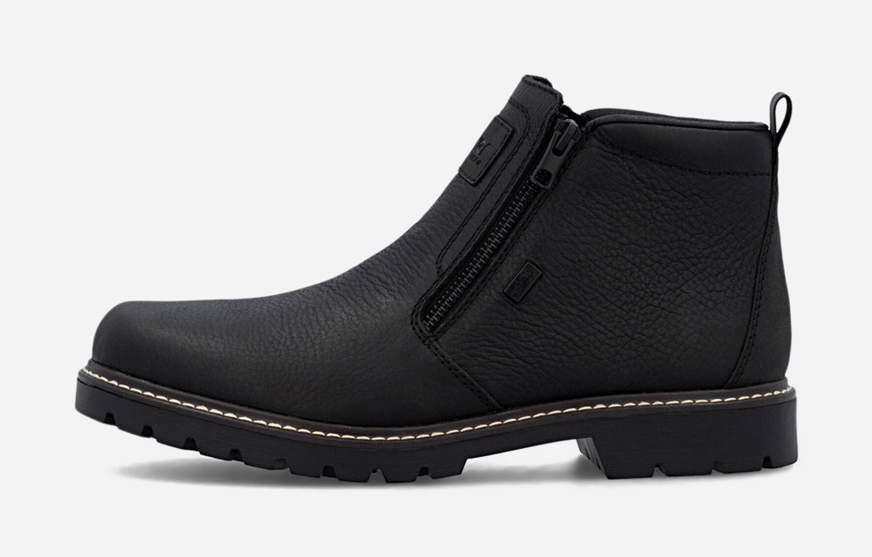 RIEKER, Boots med glidelås Sort