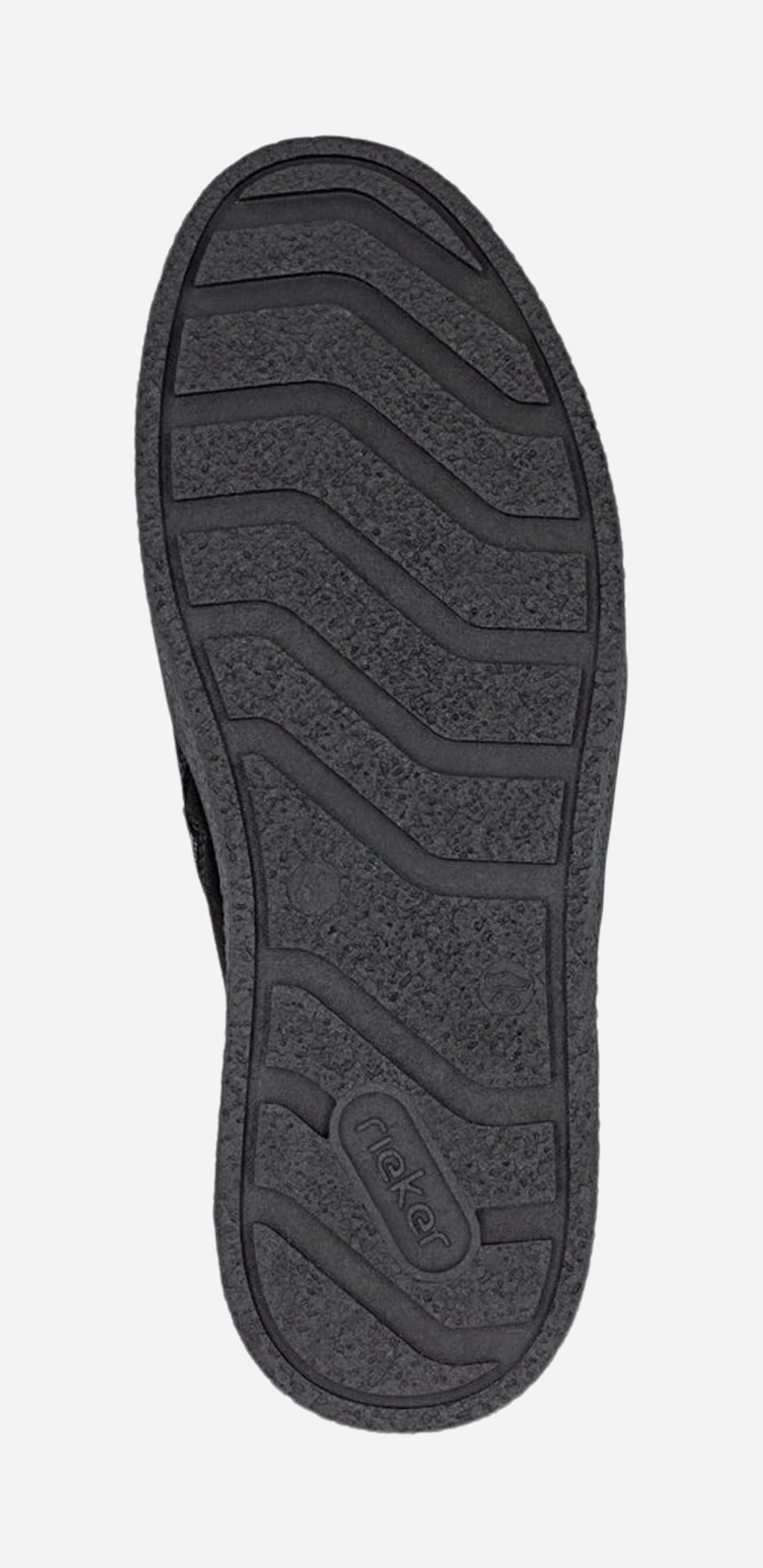 RIEKER, Varmforet boots med glidelås Sort