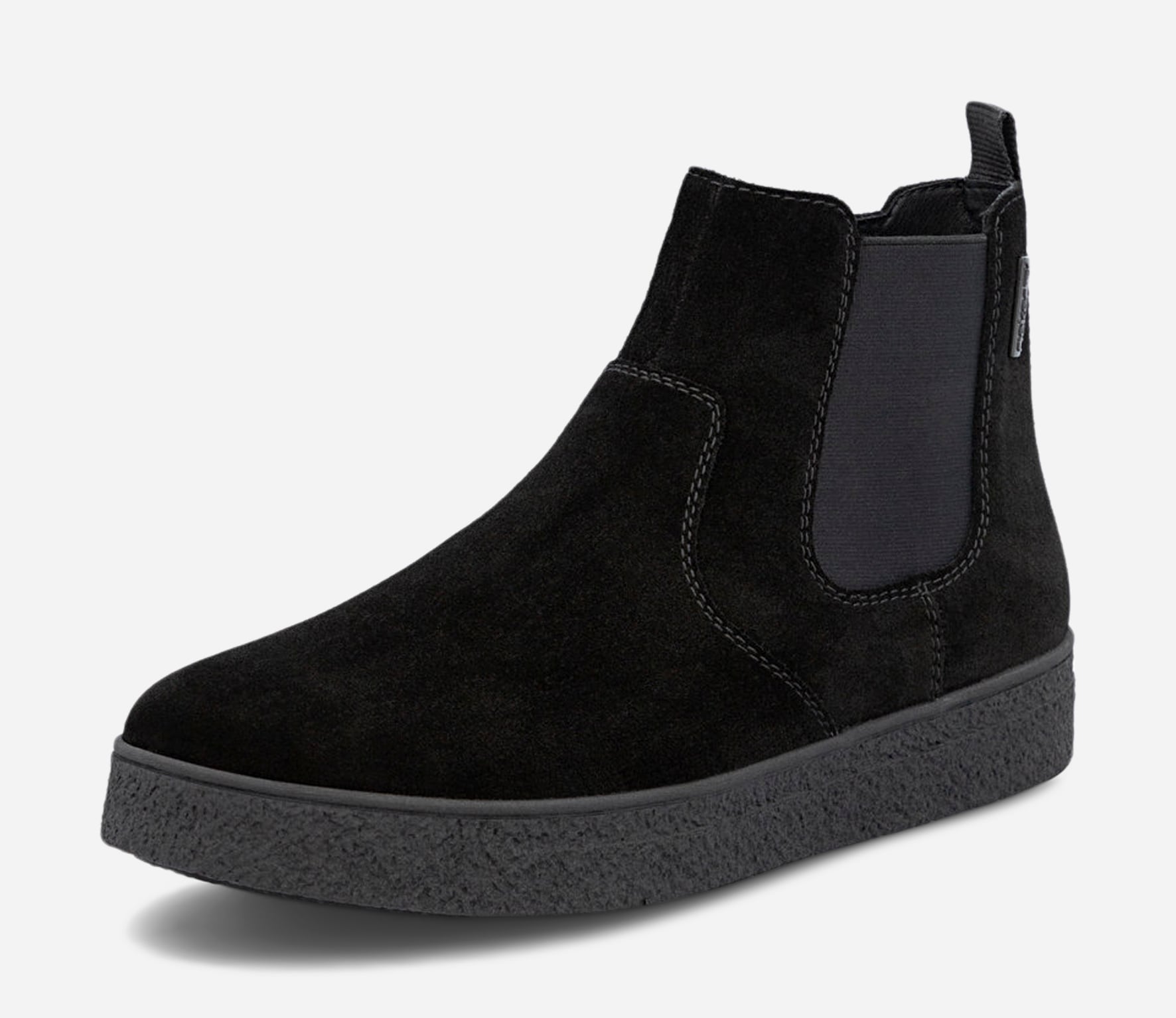 RIEKER, Varmforet boots med glidelås Sort