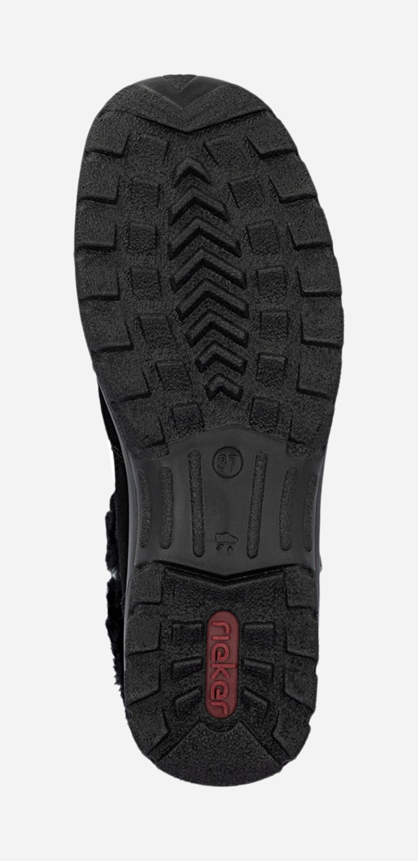 RIEKER, Varmforet boots, waterproof Sort