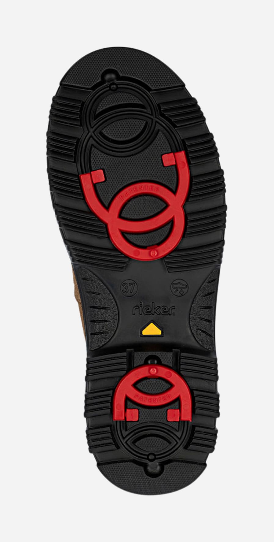 RIEKER, Varmforet boots Brun