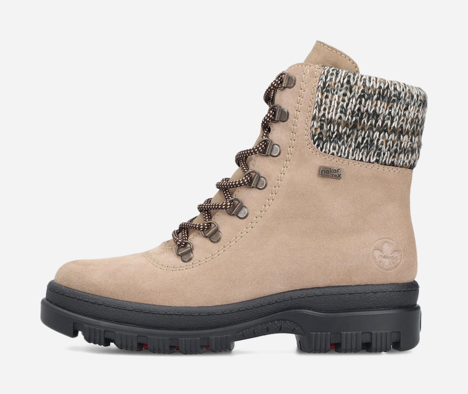 RIEKER, Varmforet skolett Beige