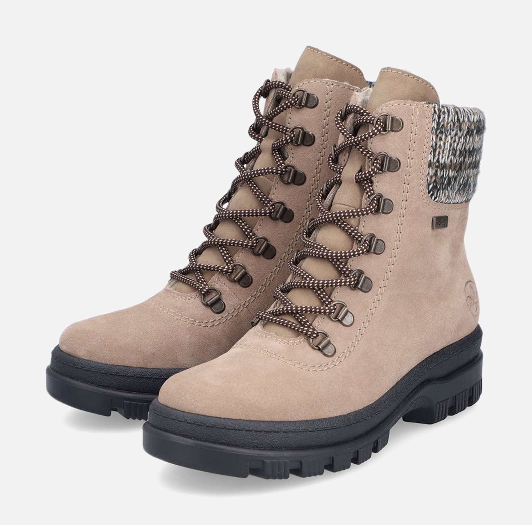 RIEKER, Varmforet skolett Beige