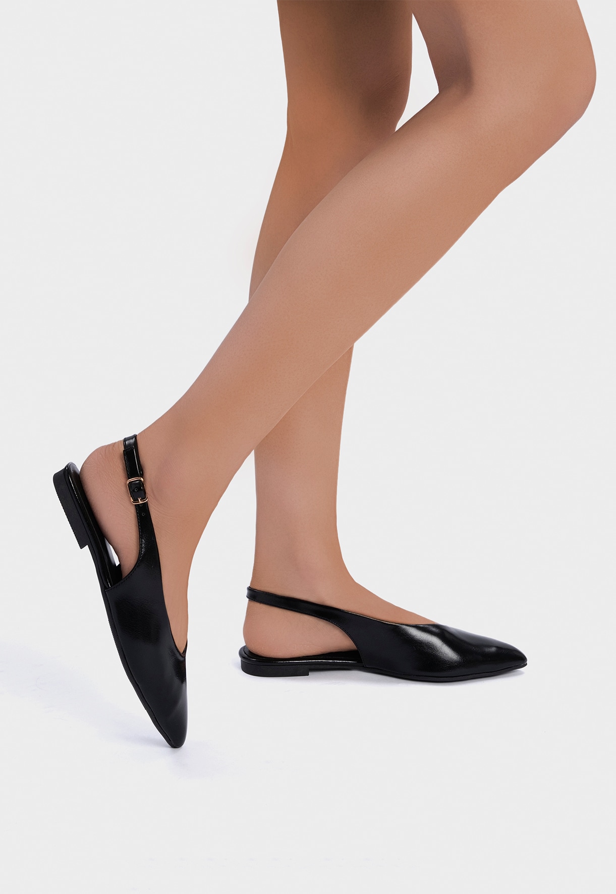 XIT, Ballerinasko med slingback Sort