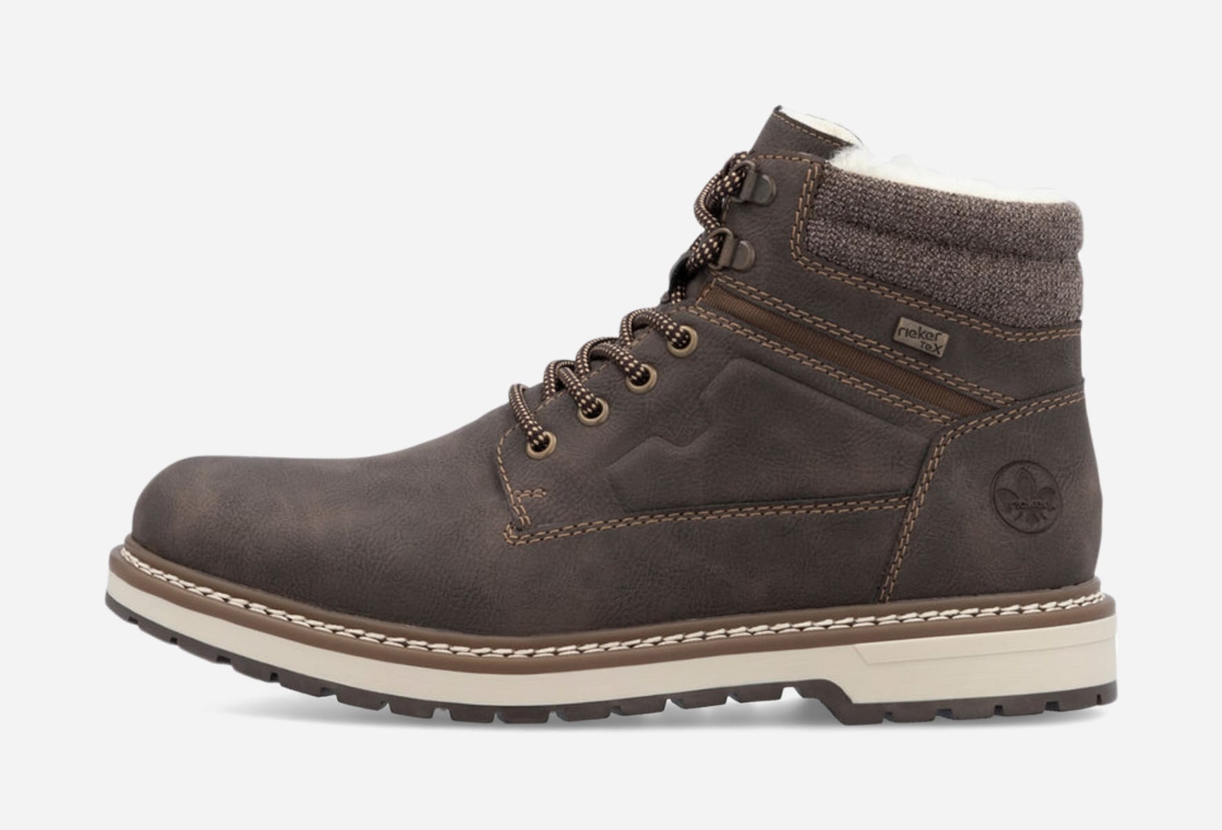 RIEKER, Varmforet skolett med glidelås Flerfarget