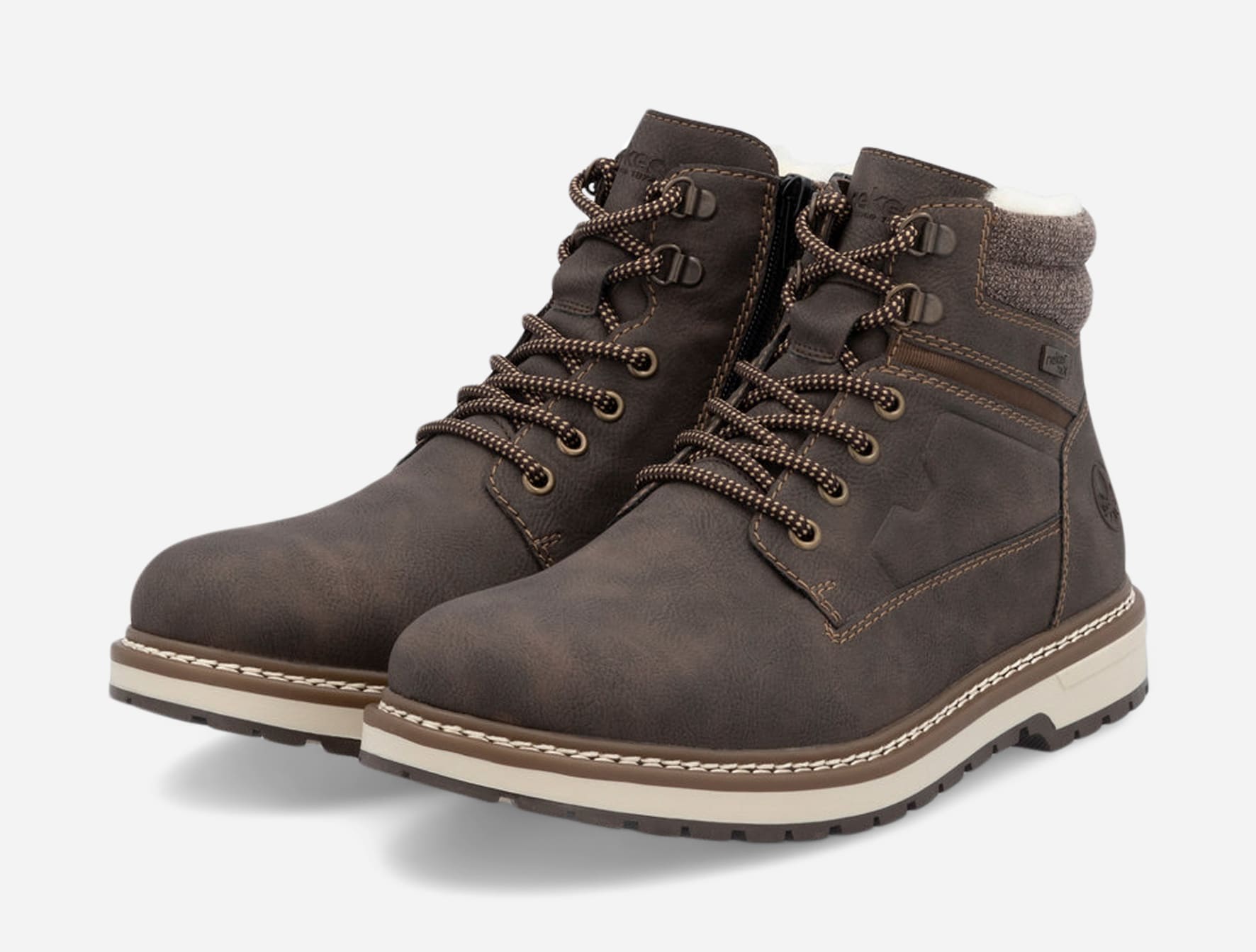 RIEKER, Varmforet skolett med glidelås Flerfarget