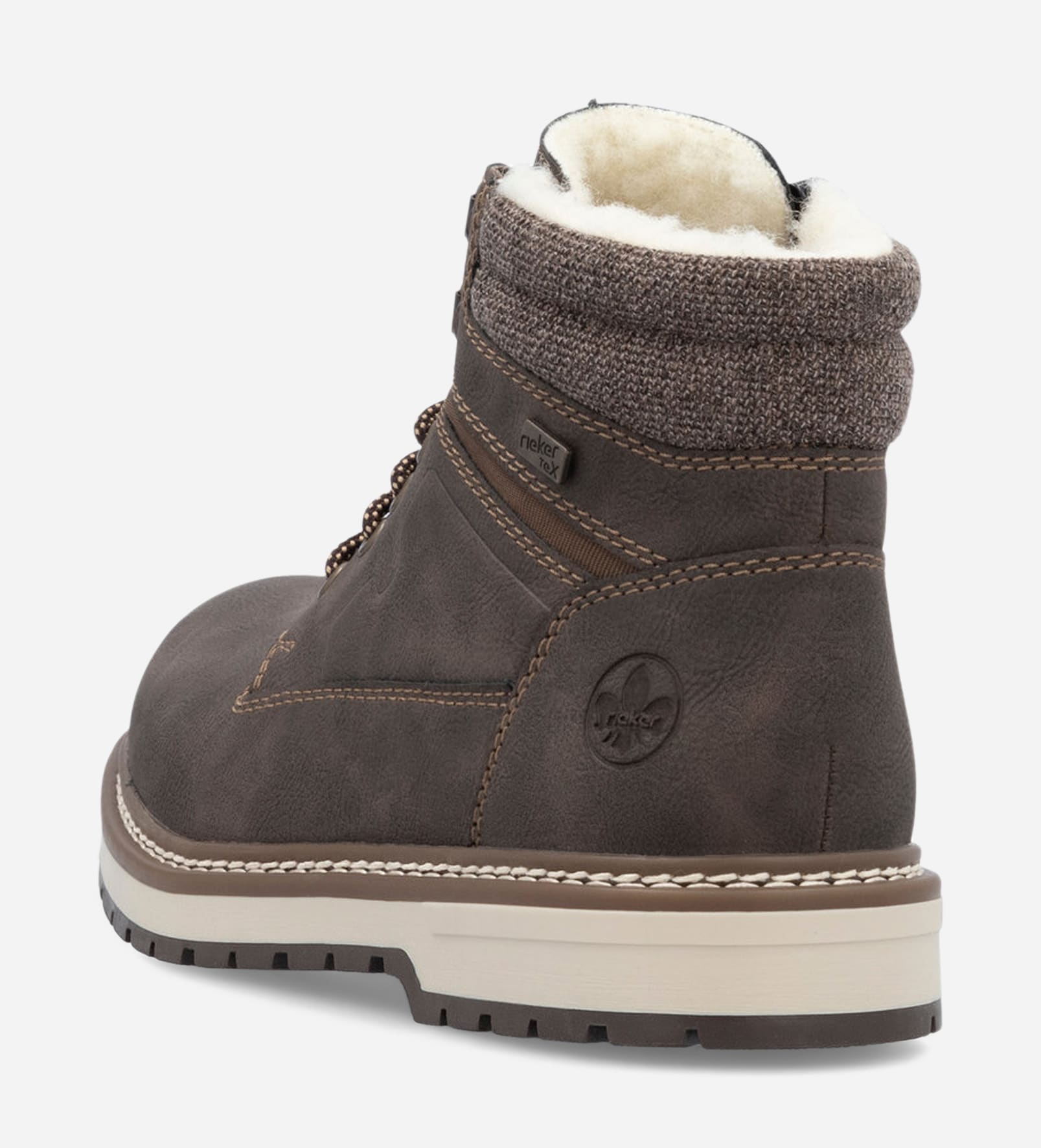 RIEKER, Varmforet skolett med glidelås Flerfarget