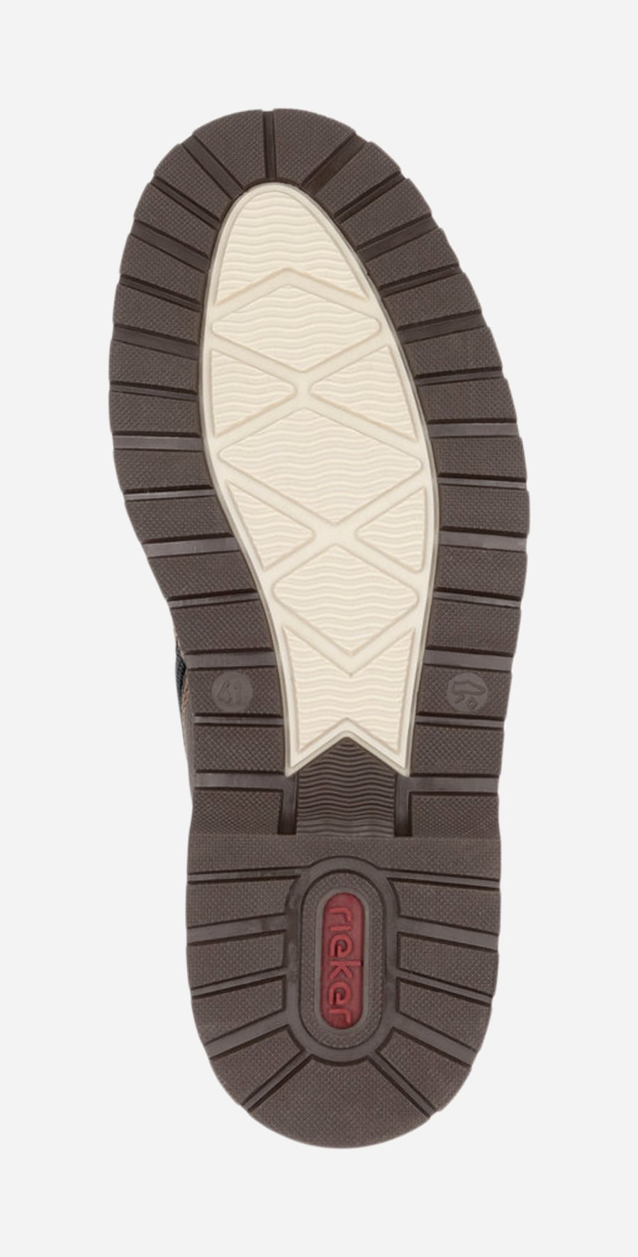 RIEKER, Varmforet skolett med glidelås Flerfarget