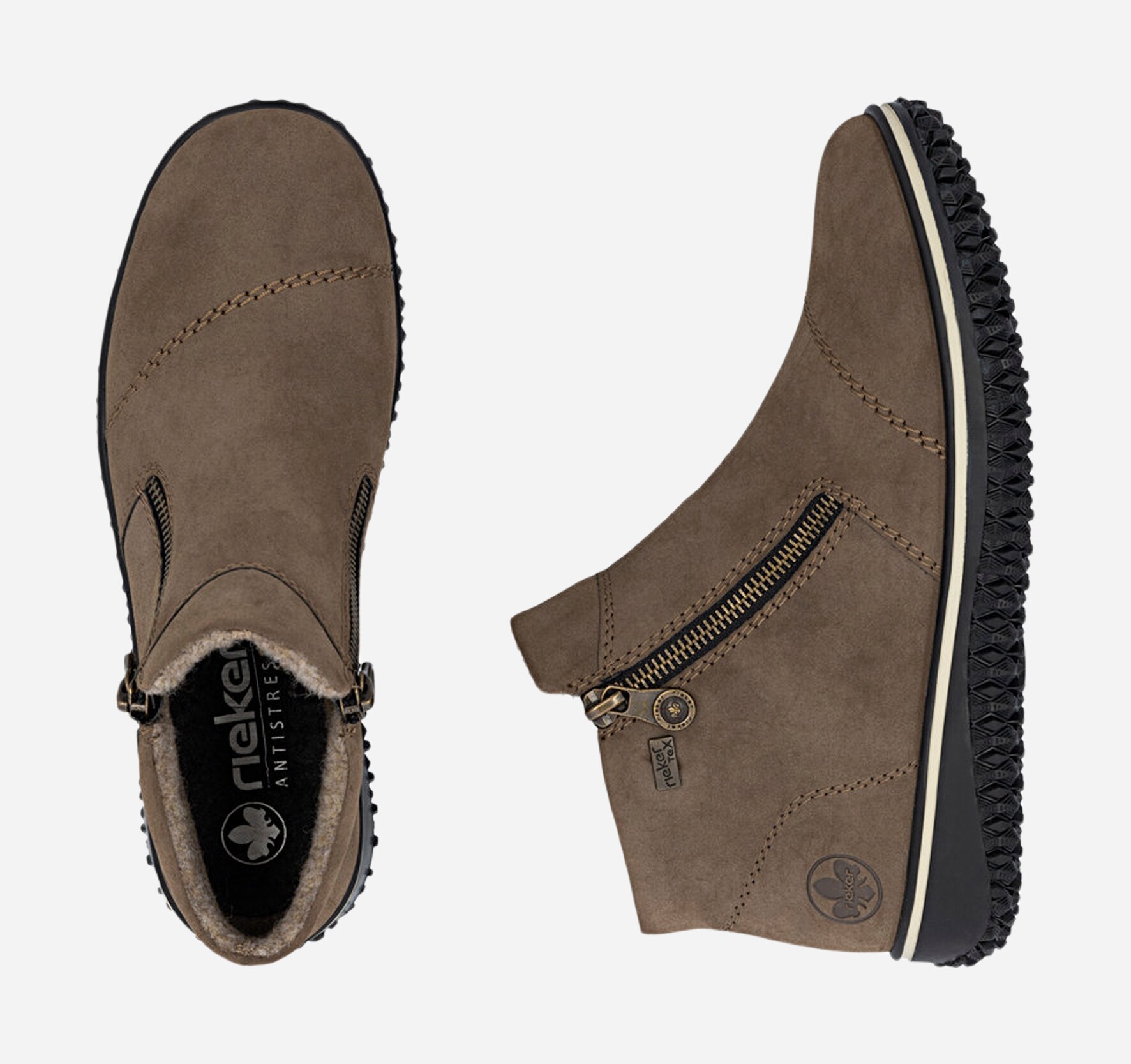 RIEKER, Boots Brun