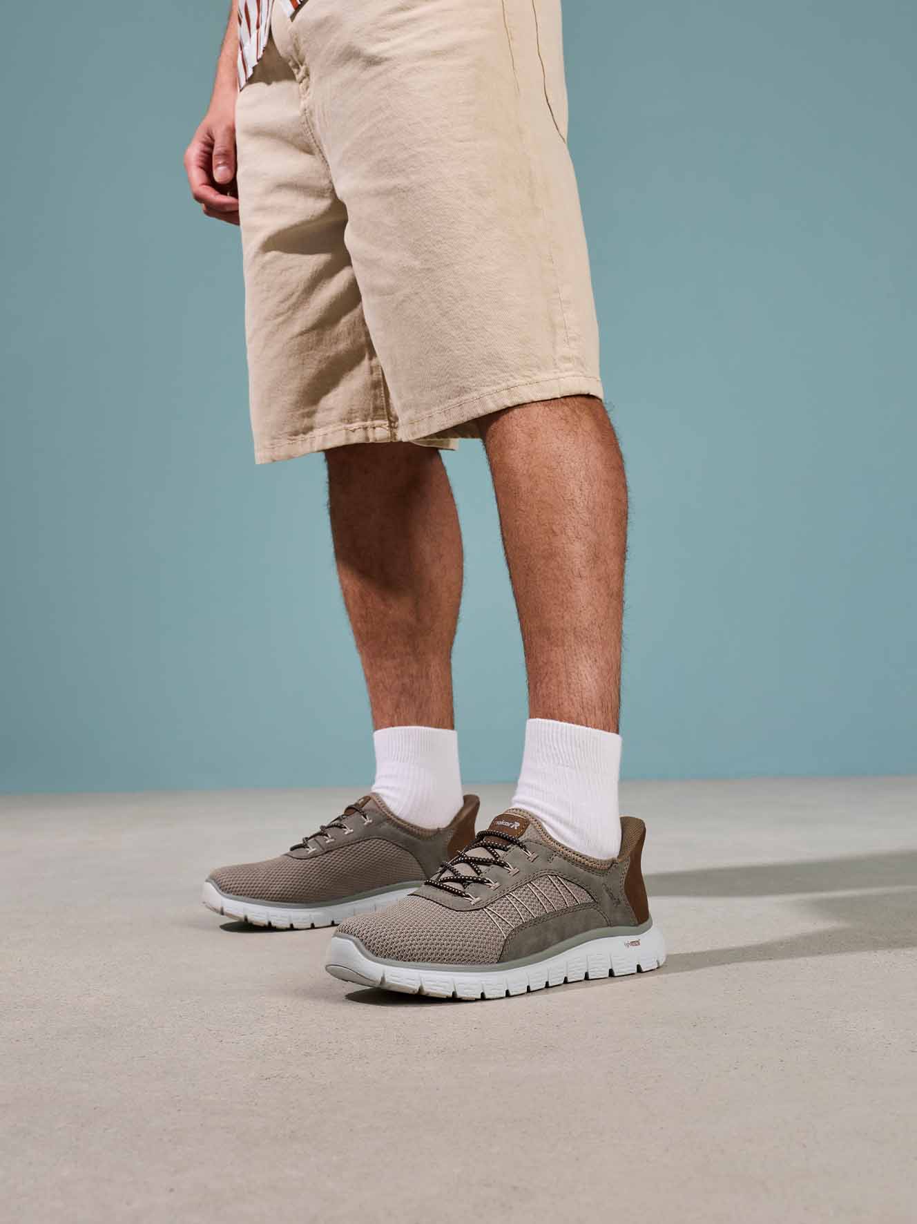 RIEKER, Step-in sneakers Beige
