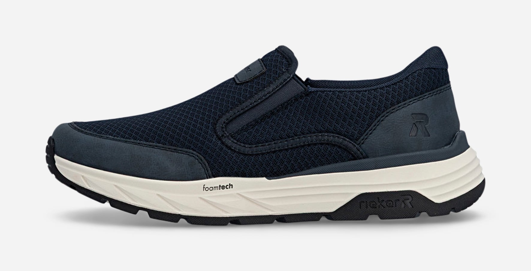 RIEKER, Slip-on sneakers Blå