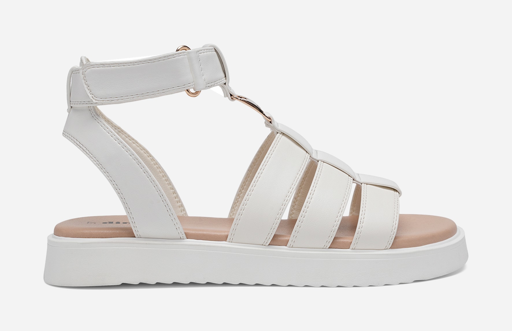DINSKO, Sandal Hvit