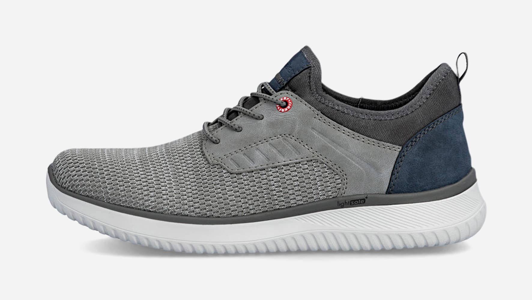 RIEKER, Slip-on sneakers Grå