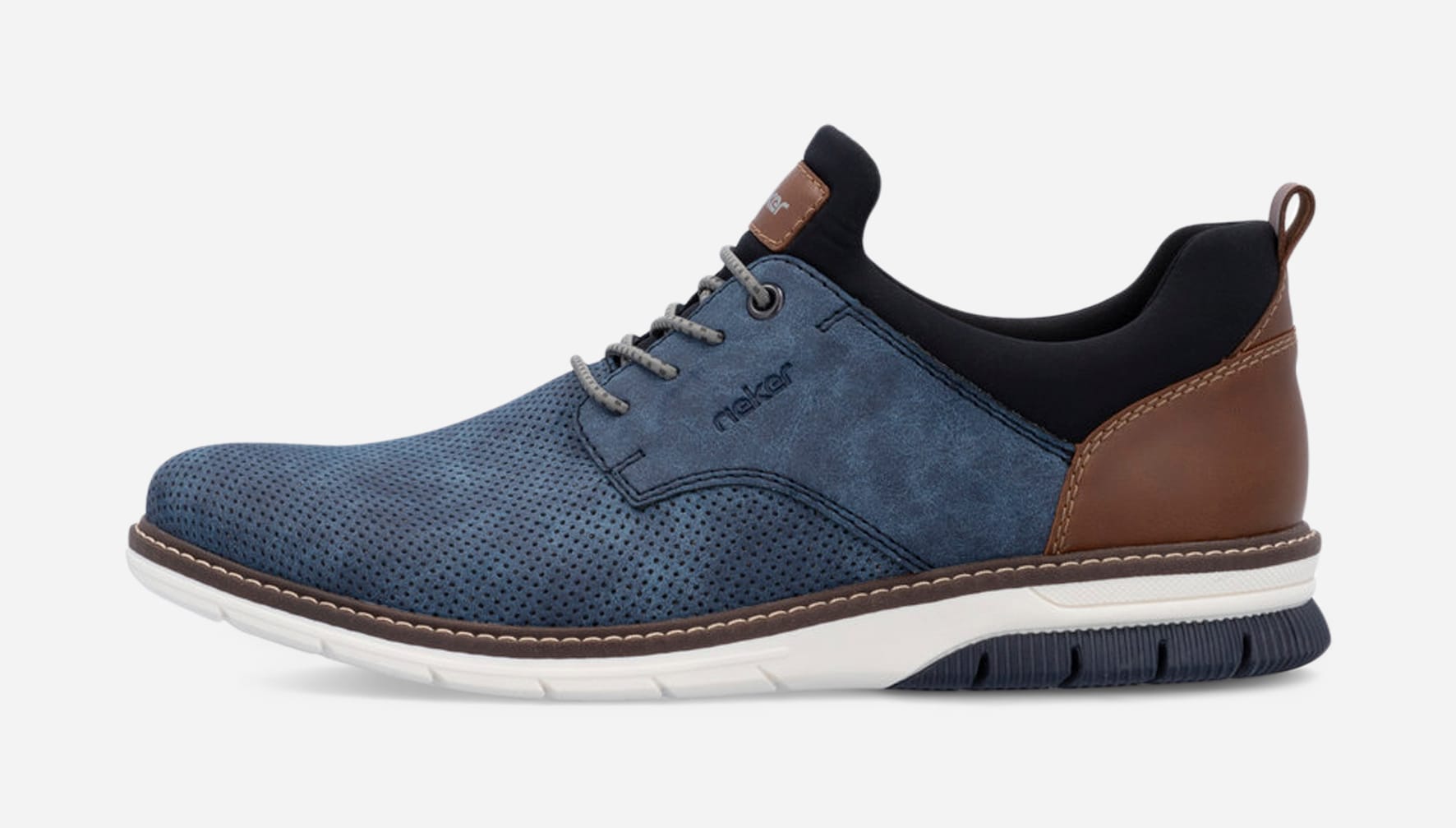 RIEKER, Step-in sneakers Blå