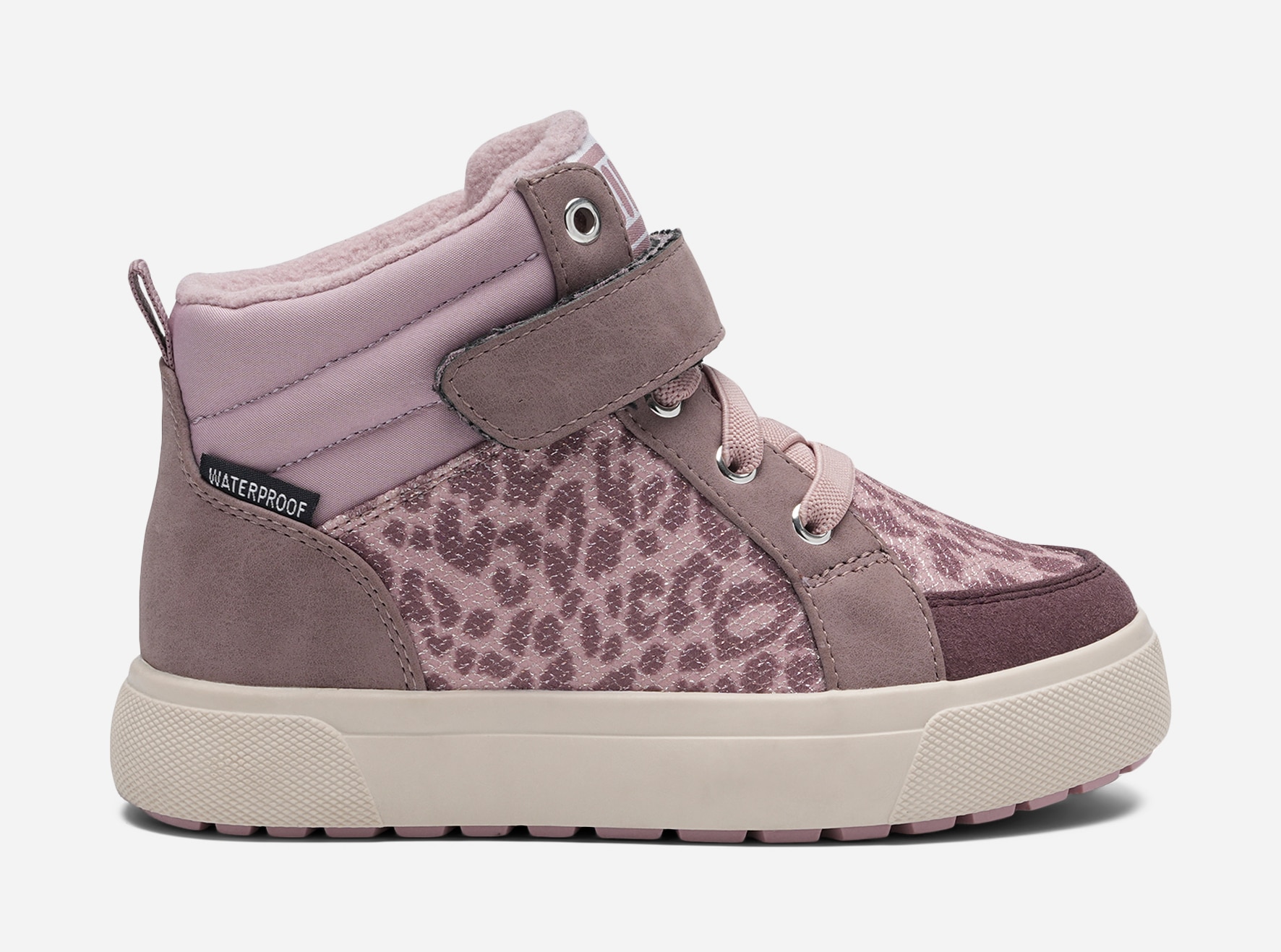 DINSKO, Fleeceforet høy sneakers waterproof Lilla