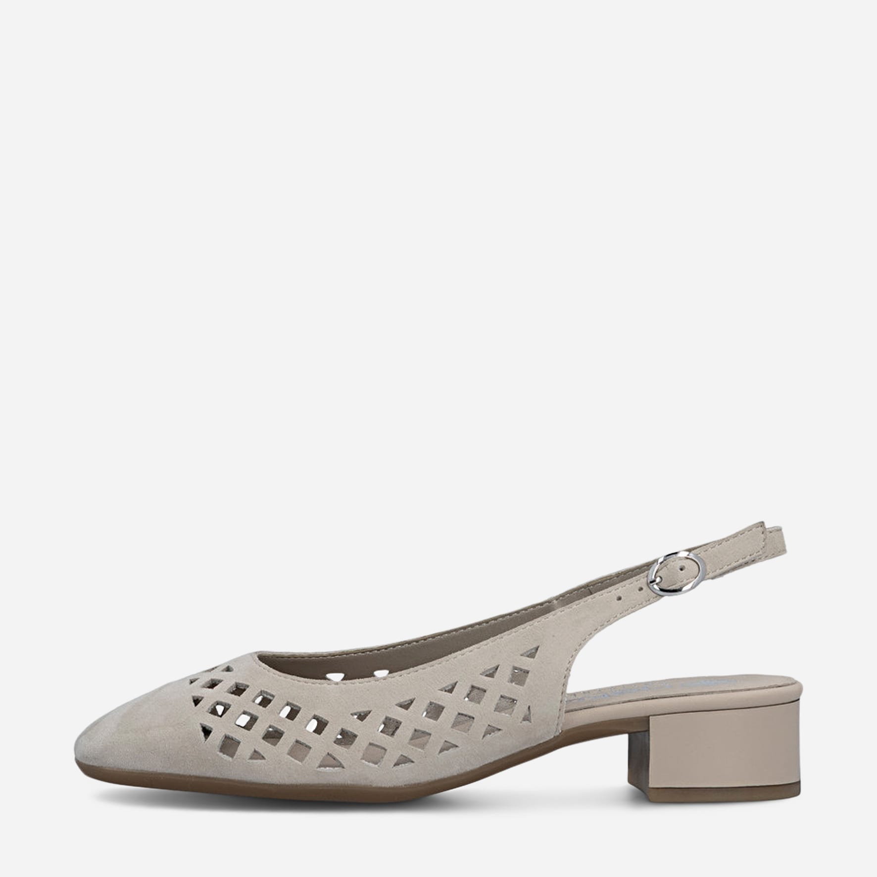 RIEKER, Pumps med slingback Beige