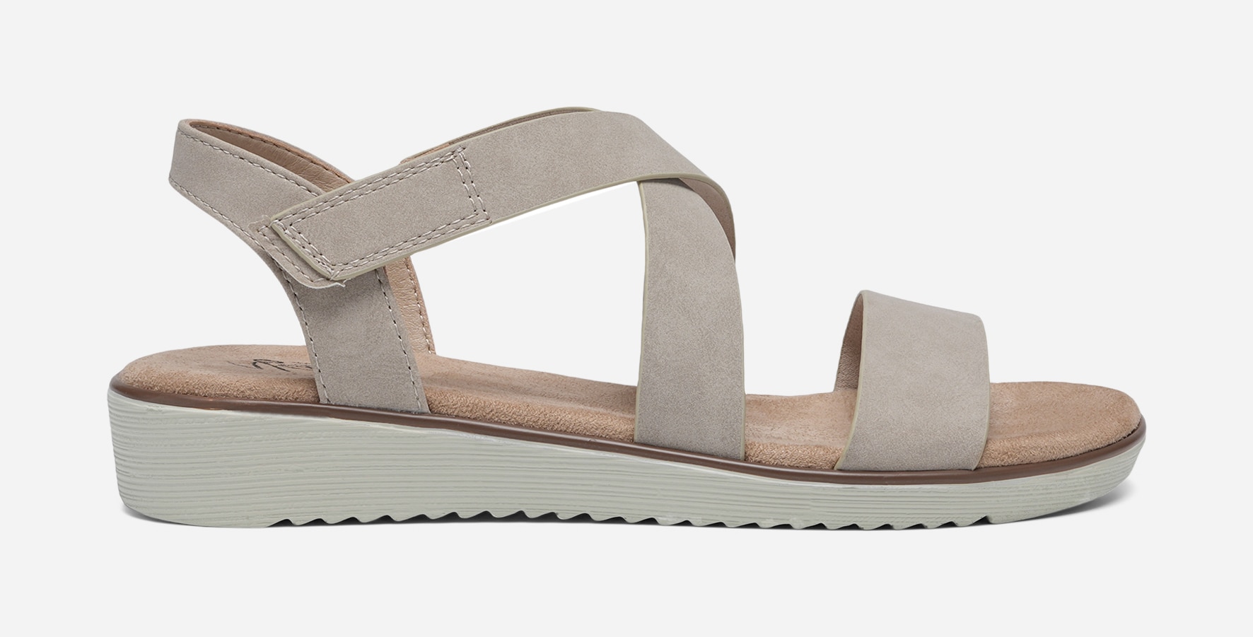 SO ALL, Sandal med reimer Beige