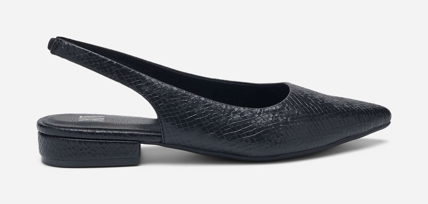 XIT, Ballerinasko med slingback Sort