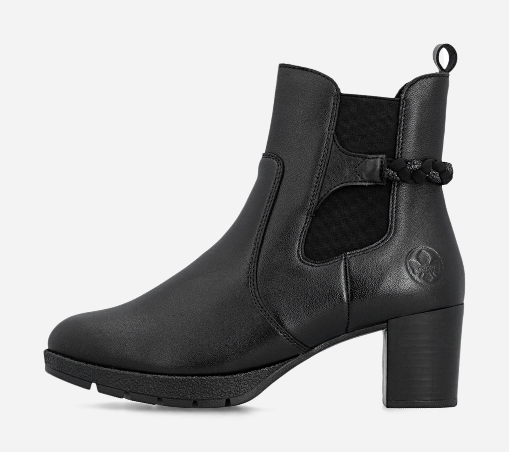 RIEKER, Chelseaboots Sort
