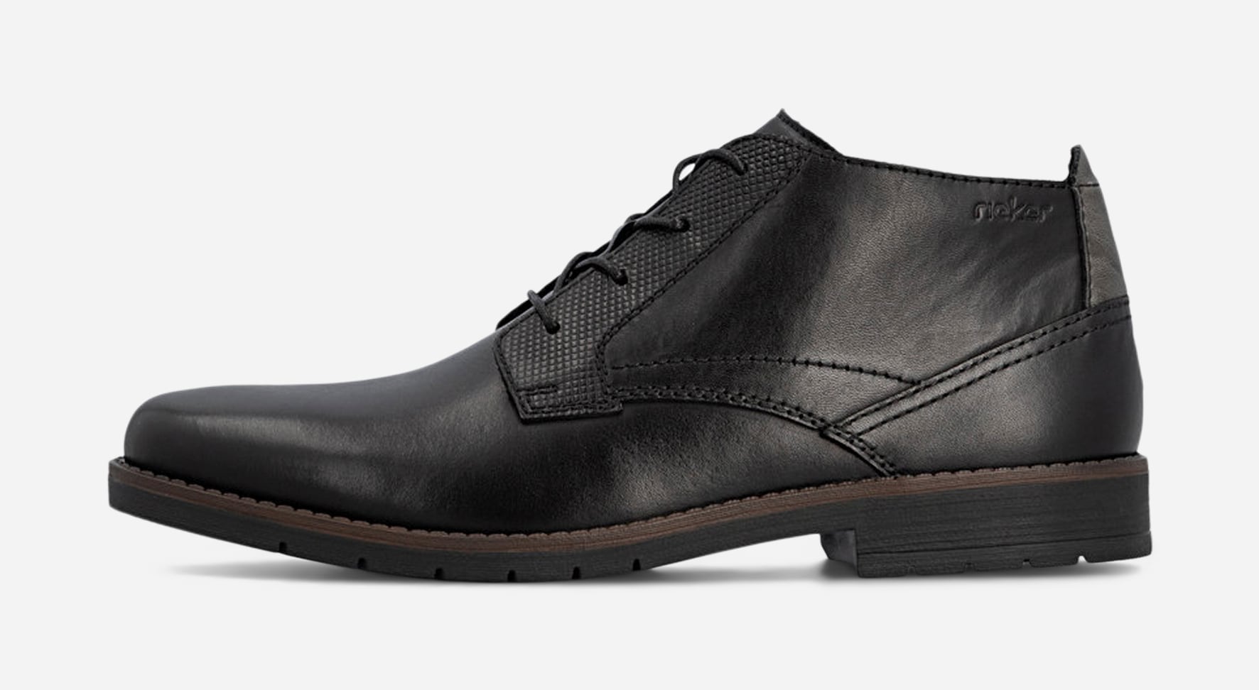 RIEKER, Boots med glidelås Sort