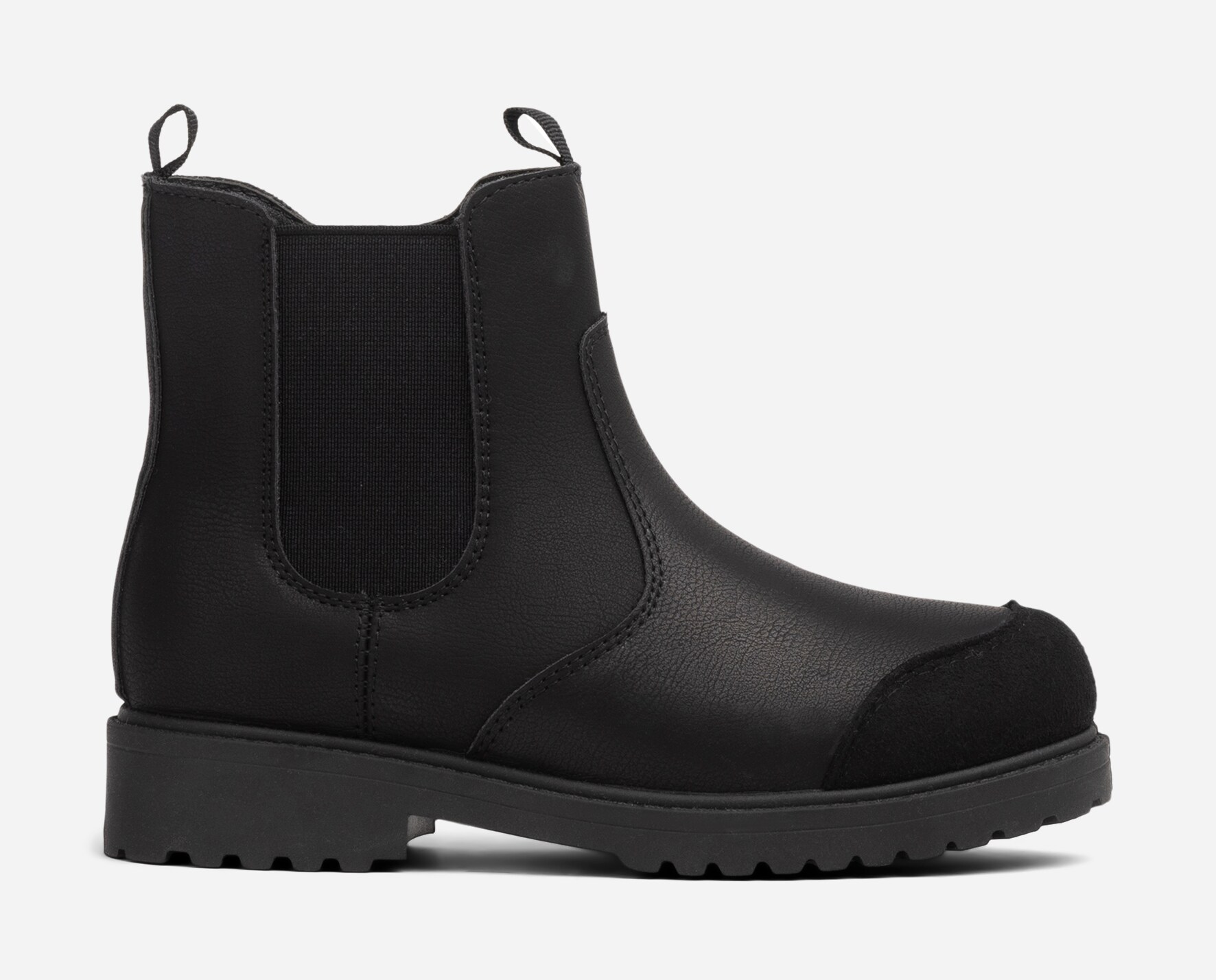 LEJON, Varmforet chelseaboots Sort