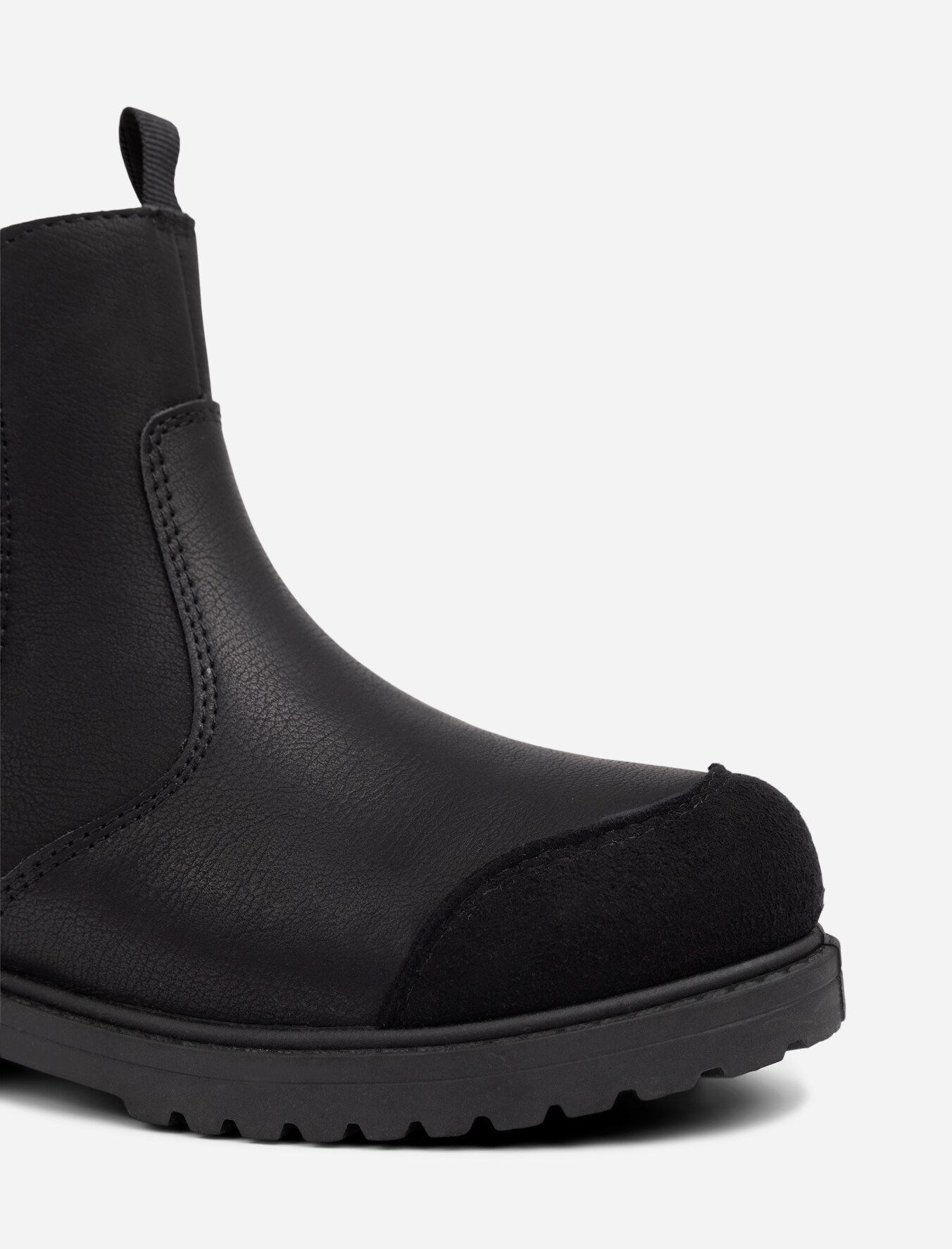 LEJON, Varmforet chelseaboots Sort