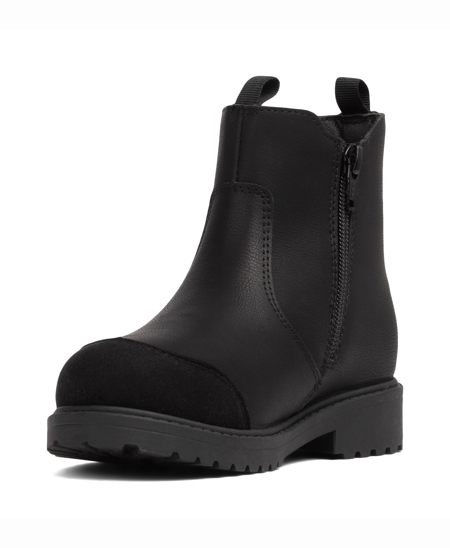 LEJON, Varmforet chelseaboots Sort