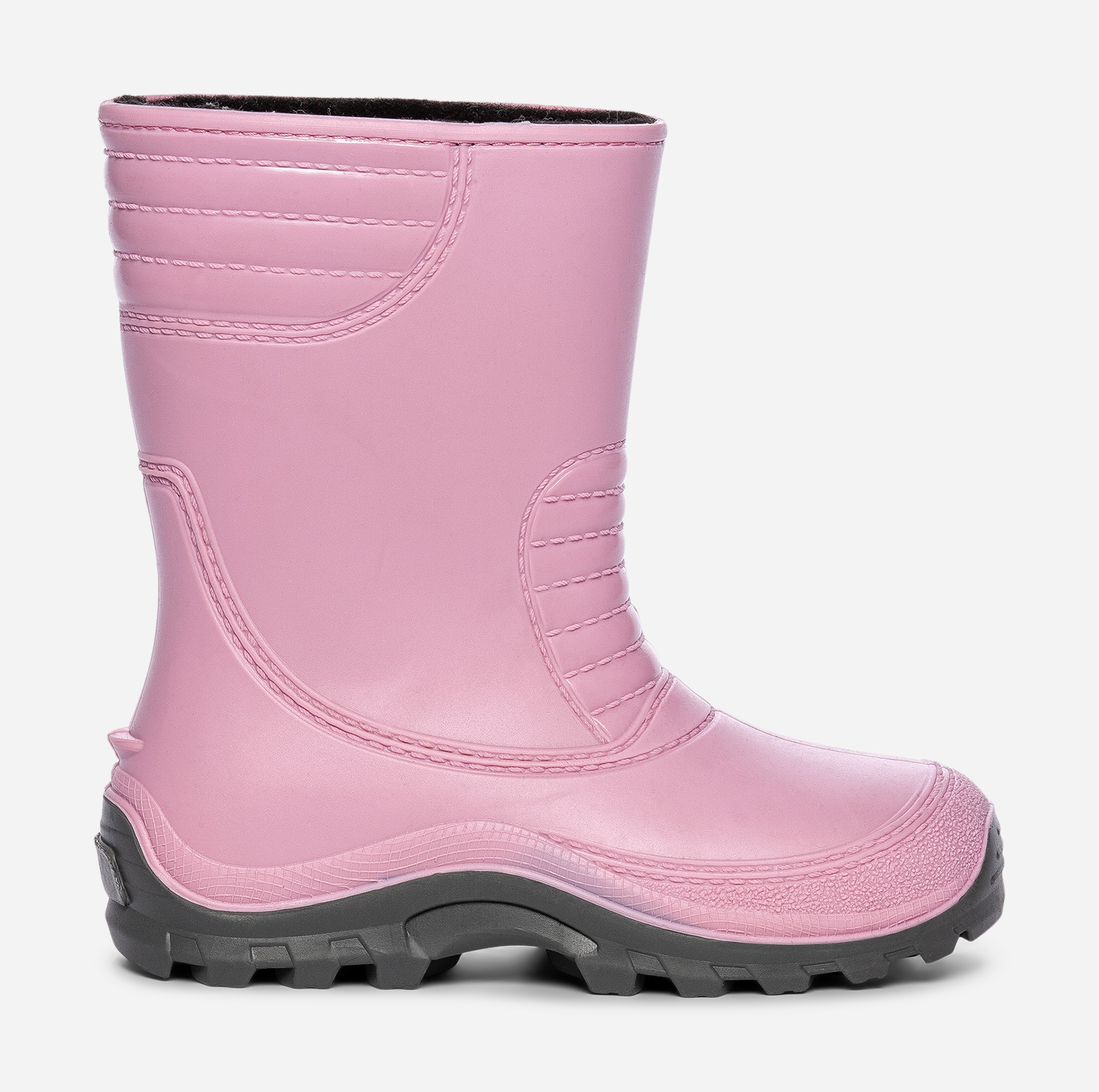 LEJON, Varmforet gummistøvel Rosa