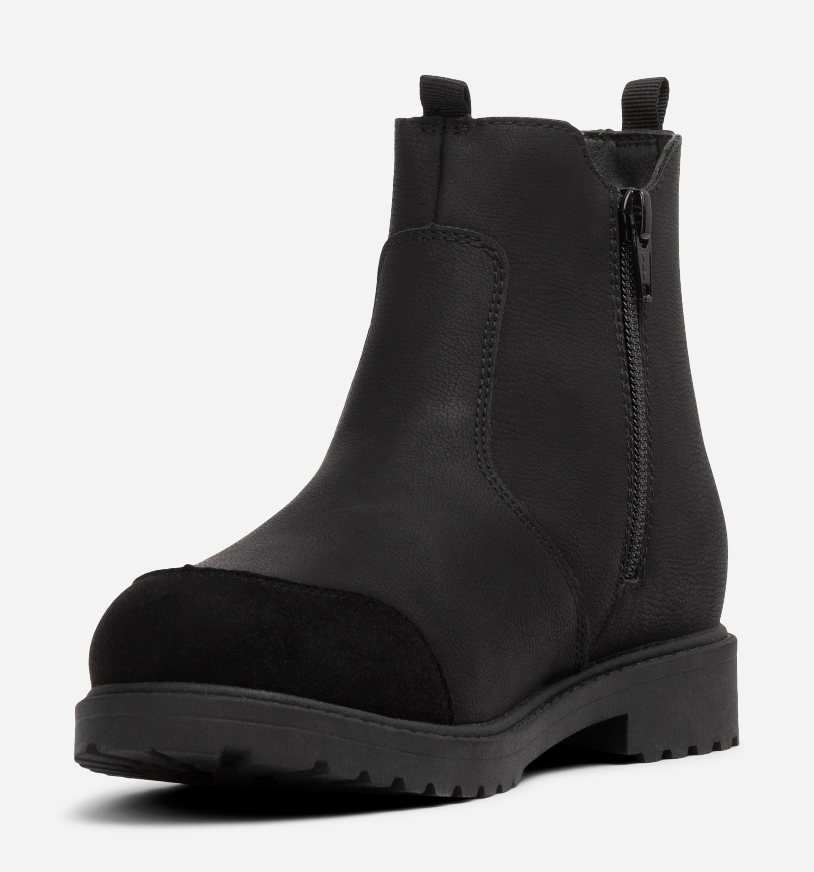LEJON, Varmforet chelseaboots Sort