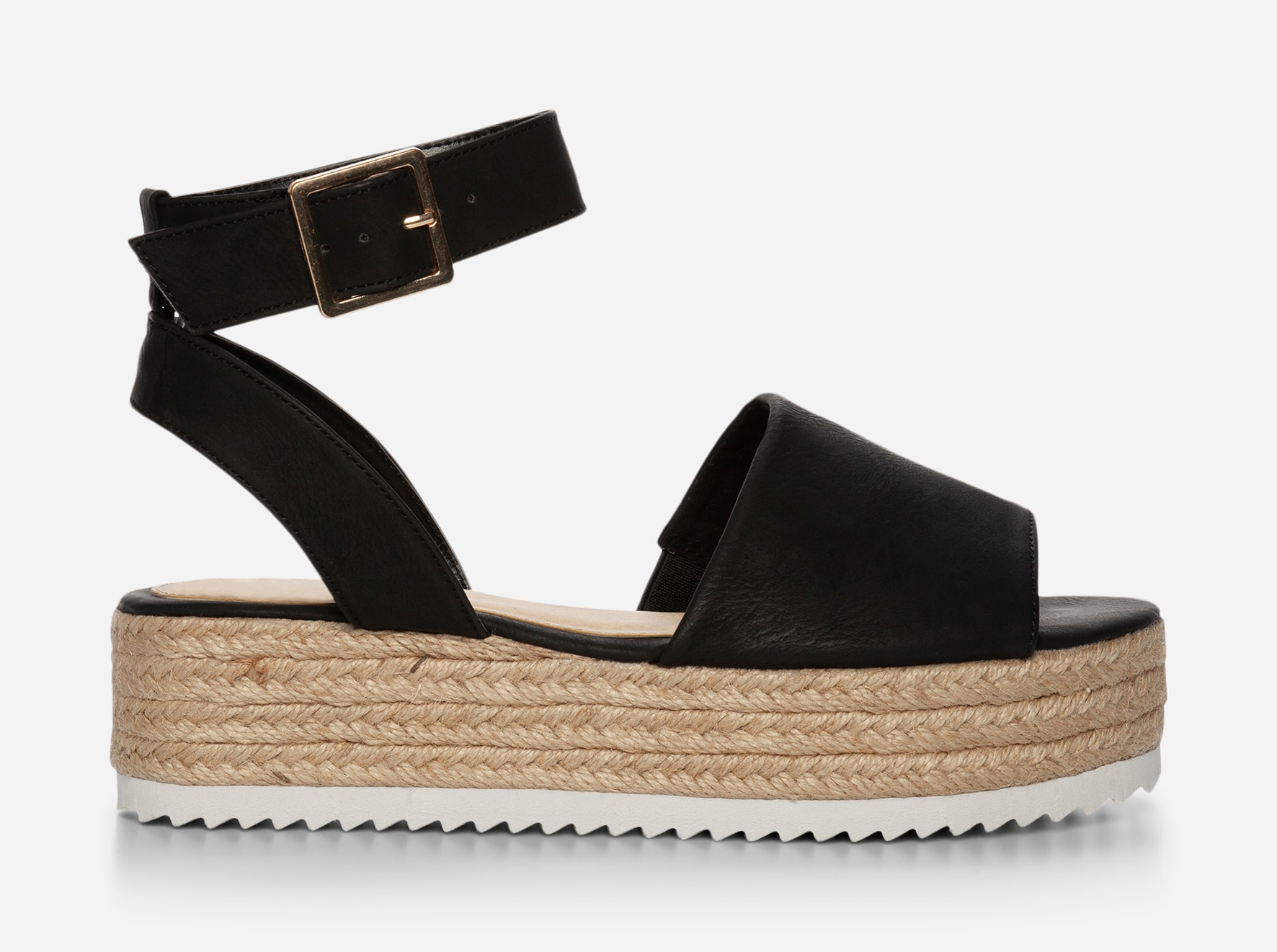 VOX, Sandalett med platåsåle Sort