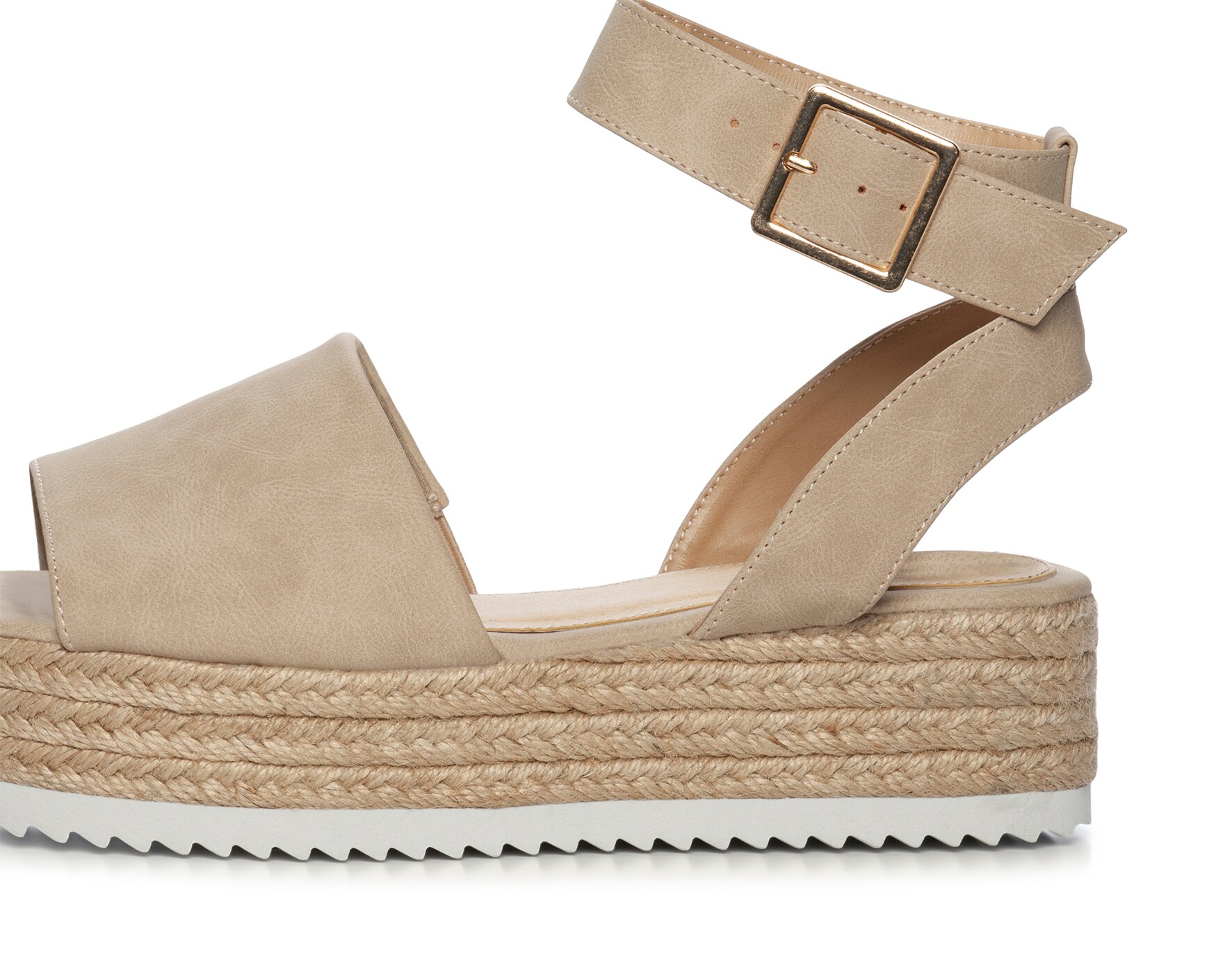 VOX, Sandalett med platåsåle Beige