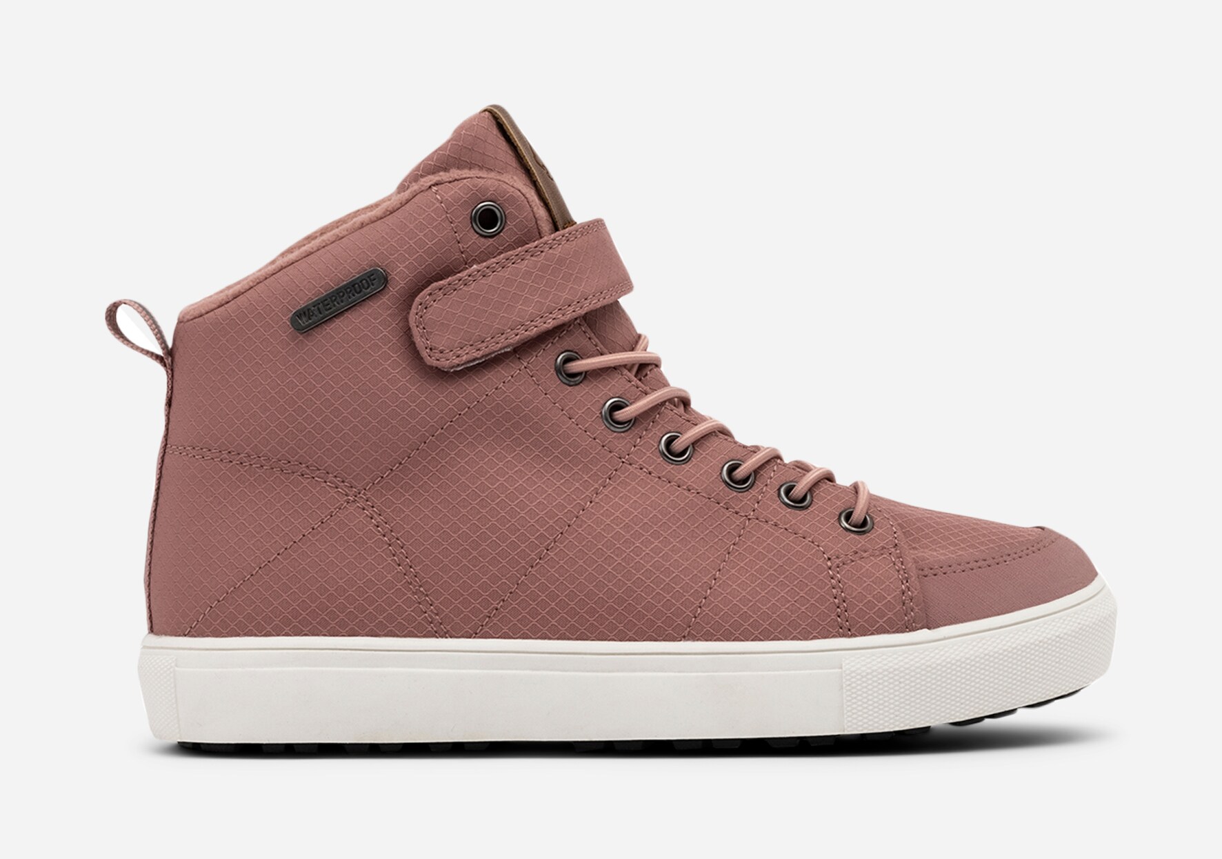 LEJON, Fleeceforet høy sneakers waterproof Rosa