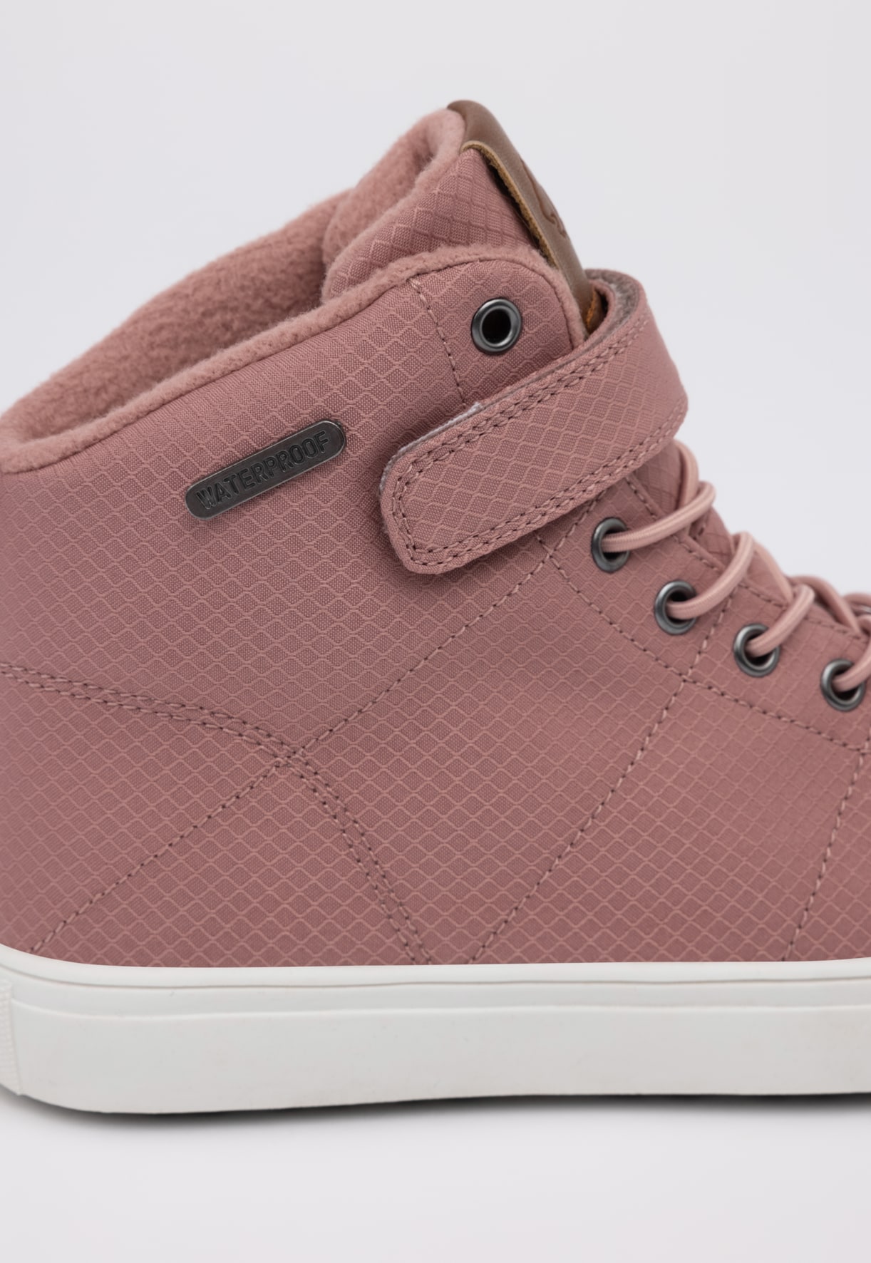 LEJON, Fleeceforet høy sneakers waterproof Rosa
