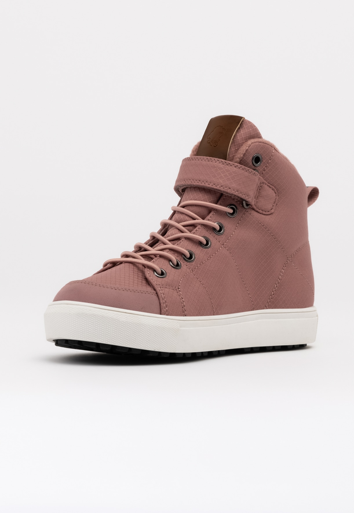 LEJON, Fleeceforet høy sneakers waterproof Rosa