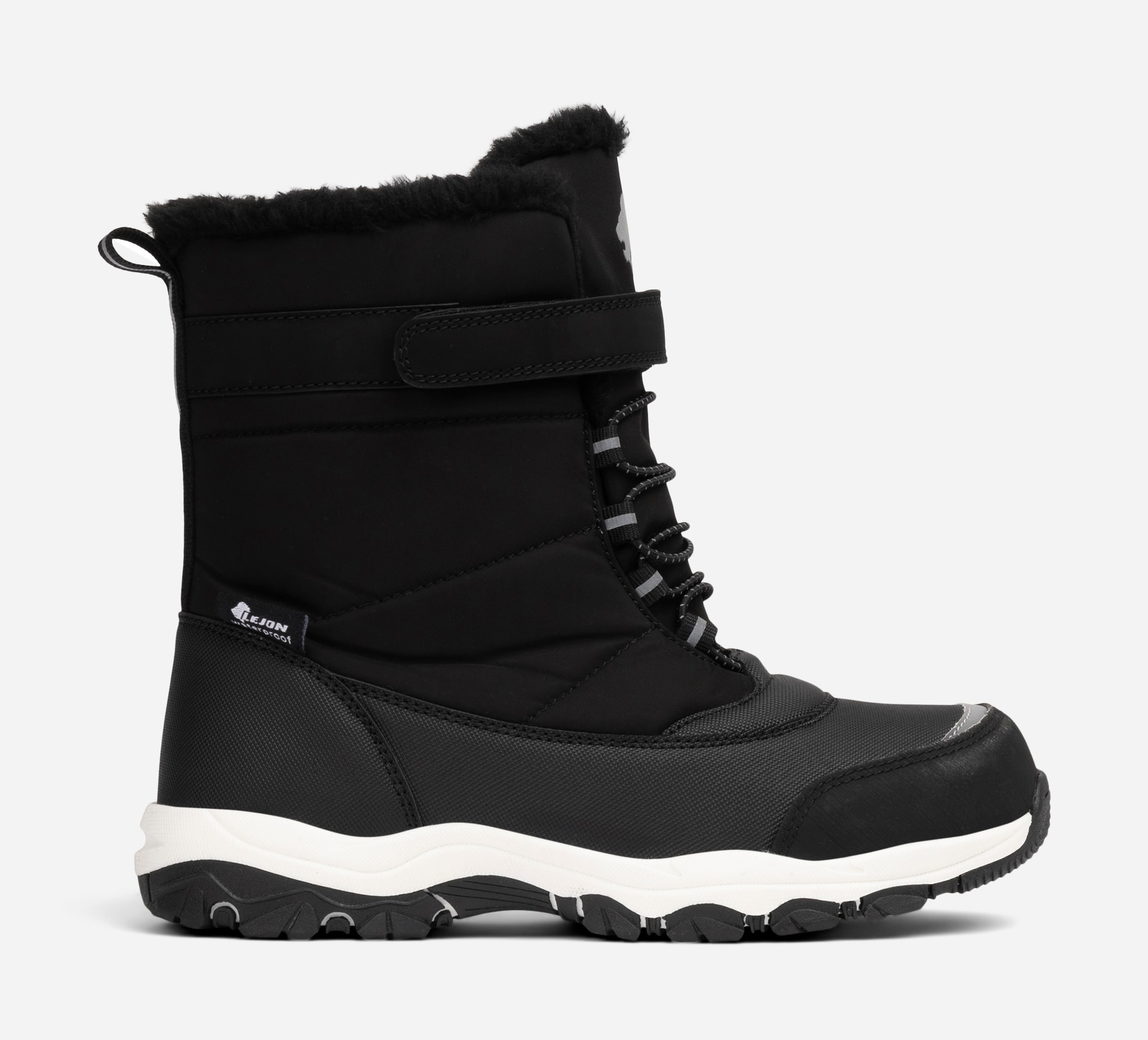 LEJON, Varmforet skolett waterproof Sort