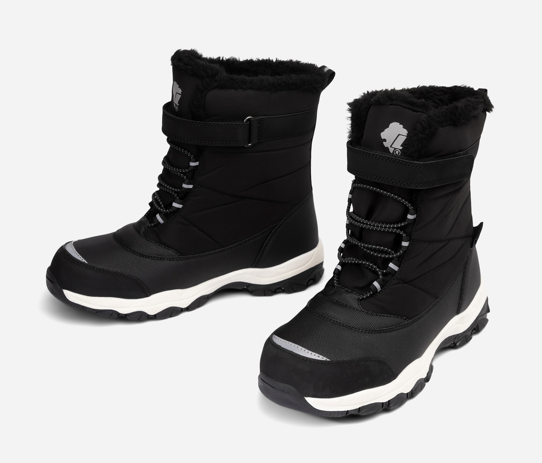 LEJON, Varmforet skolett waterproof Sort