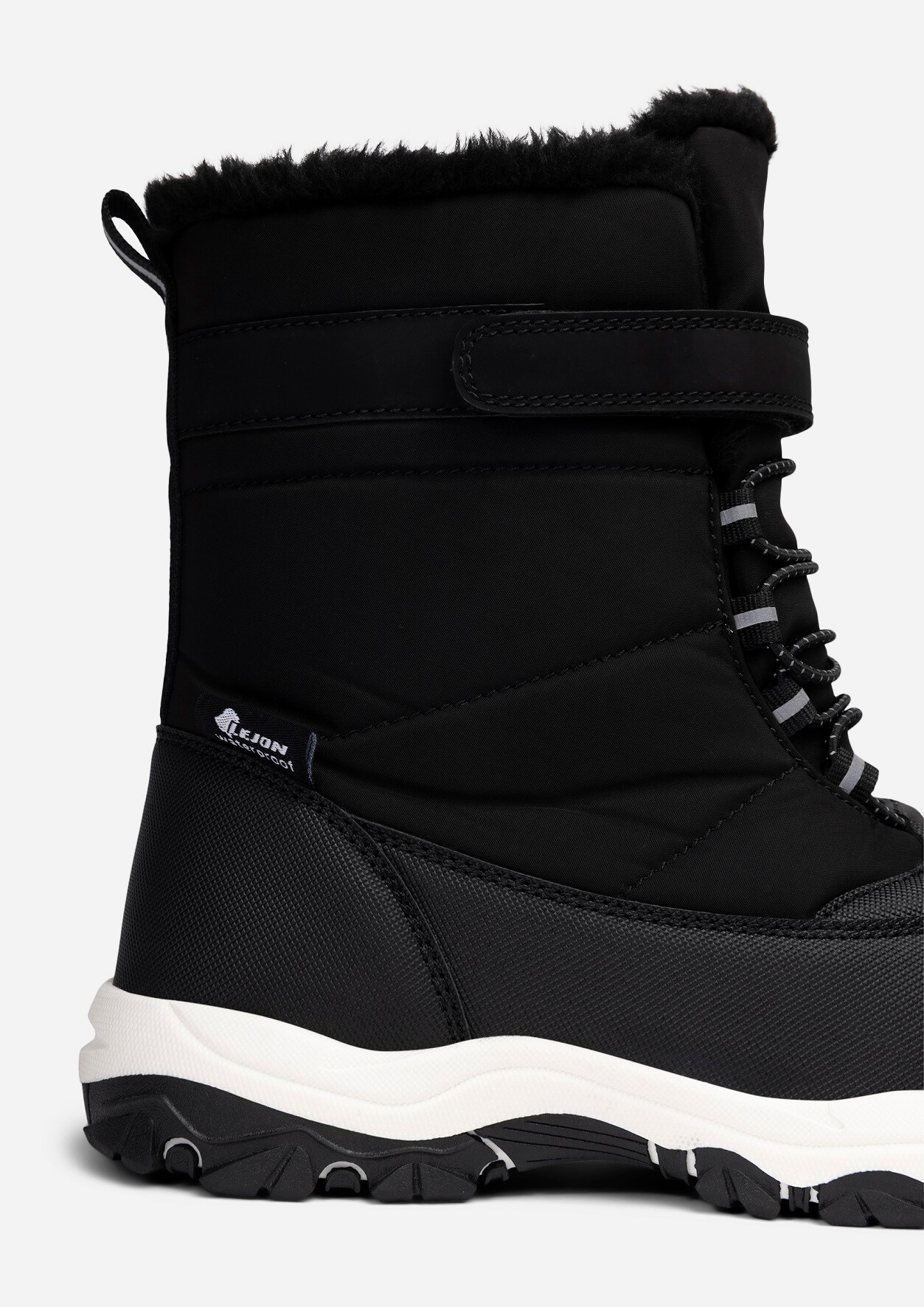 LEJON, Varmforet skolett waterproof Sort