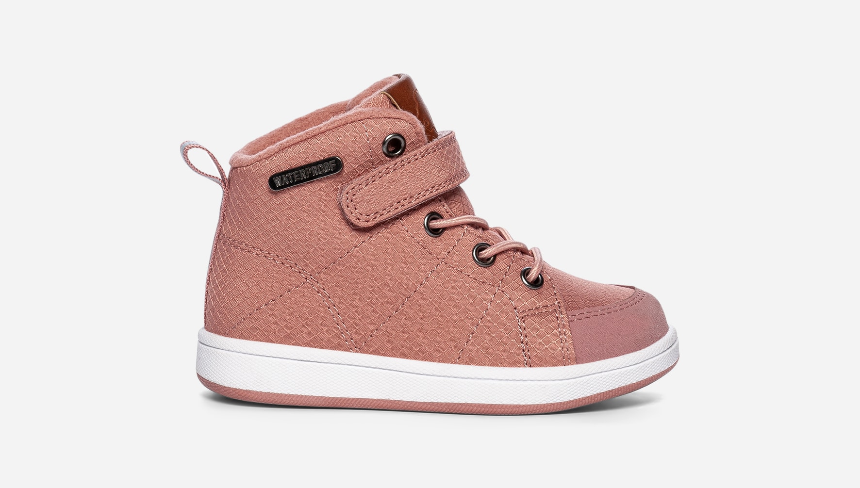 LEJON, Fleeceforet høy sneakers waterproof Rosa