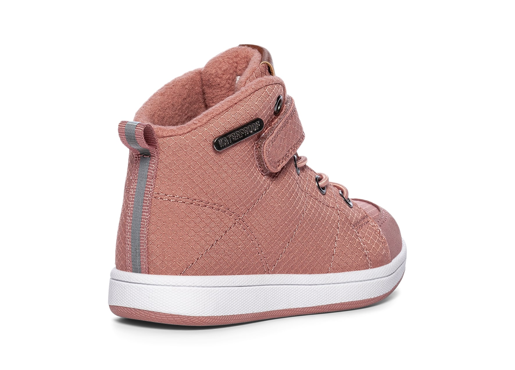 LEJON, Fleeceforet høy sneakers waterproof Rosa