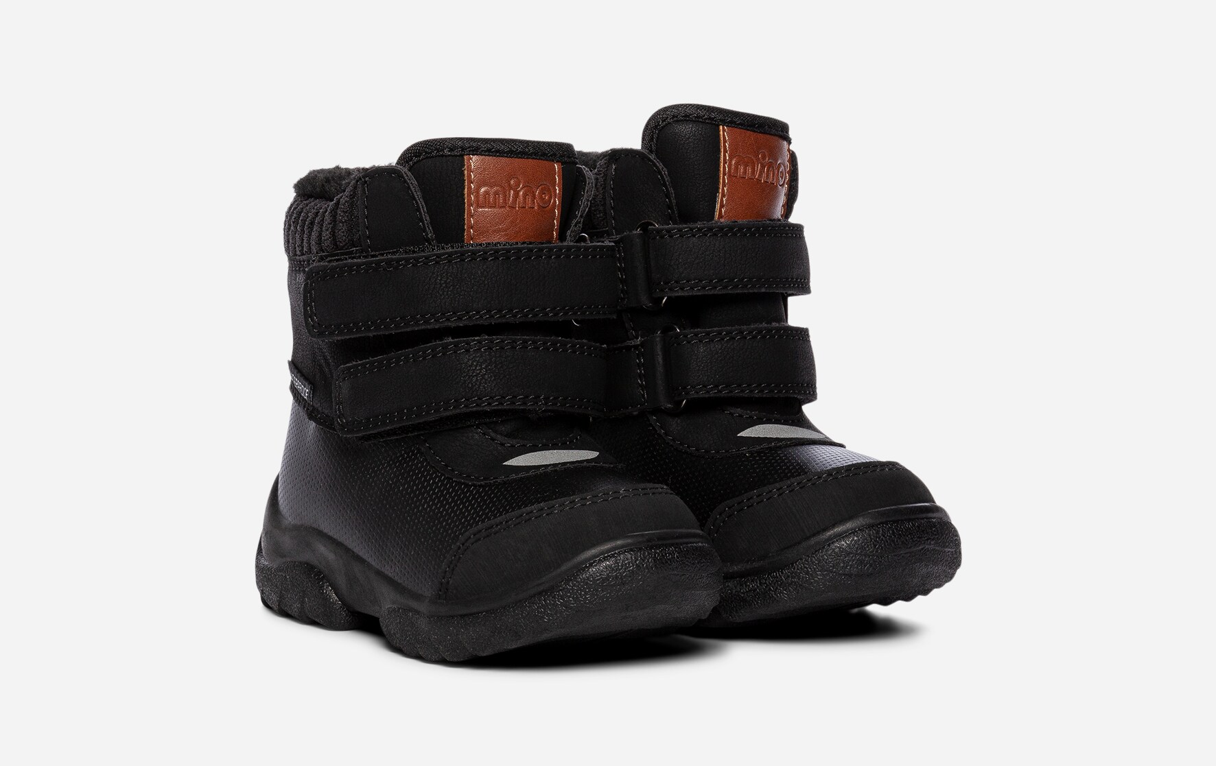 Mino, Varmforet skolett waterproof Sort