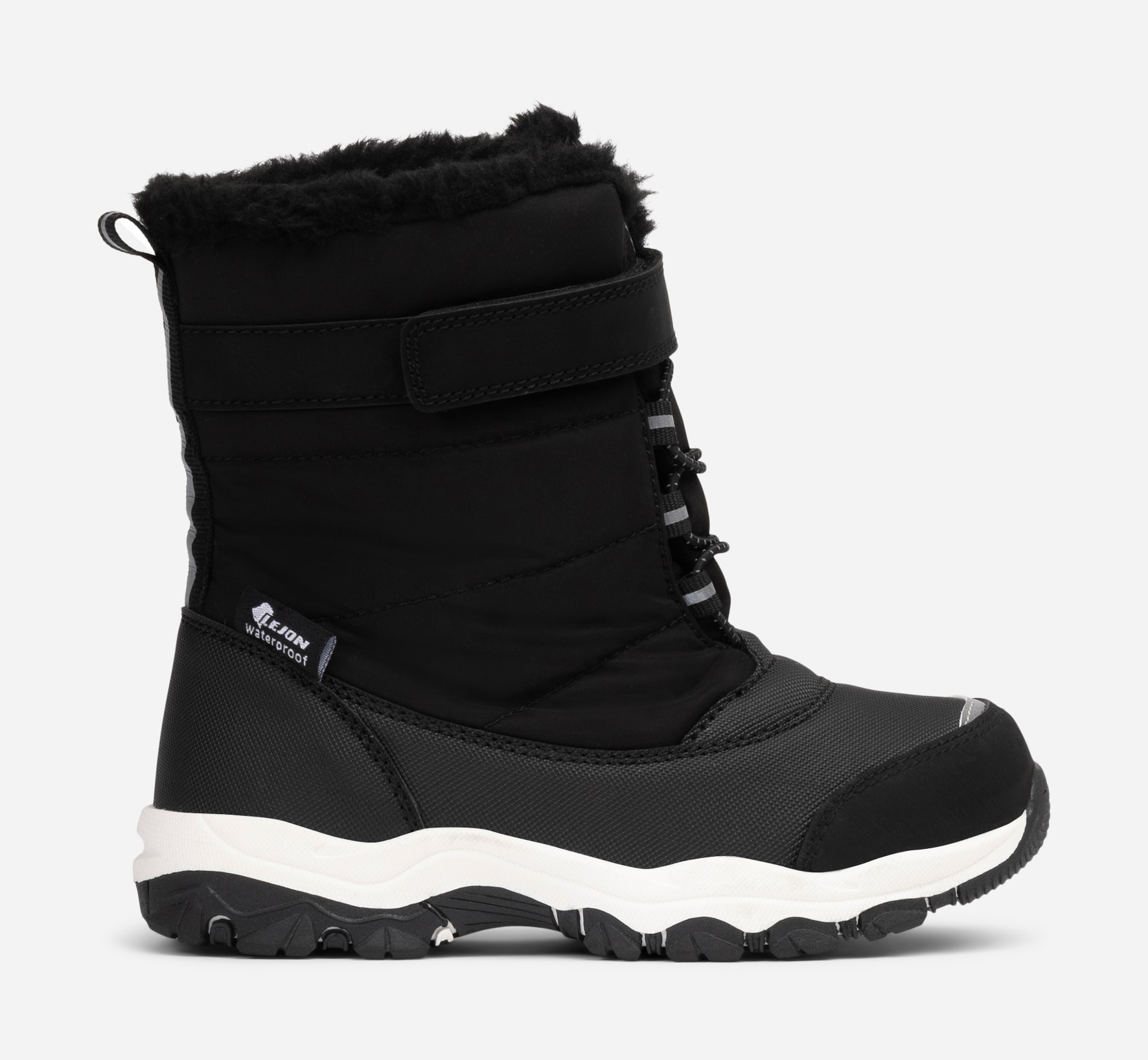 LEJON, Varmforet skolett waterproof Sort