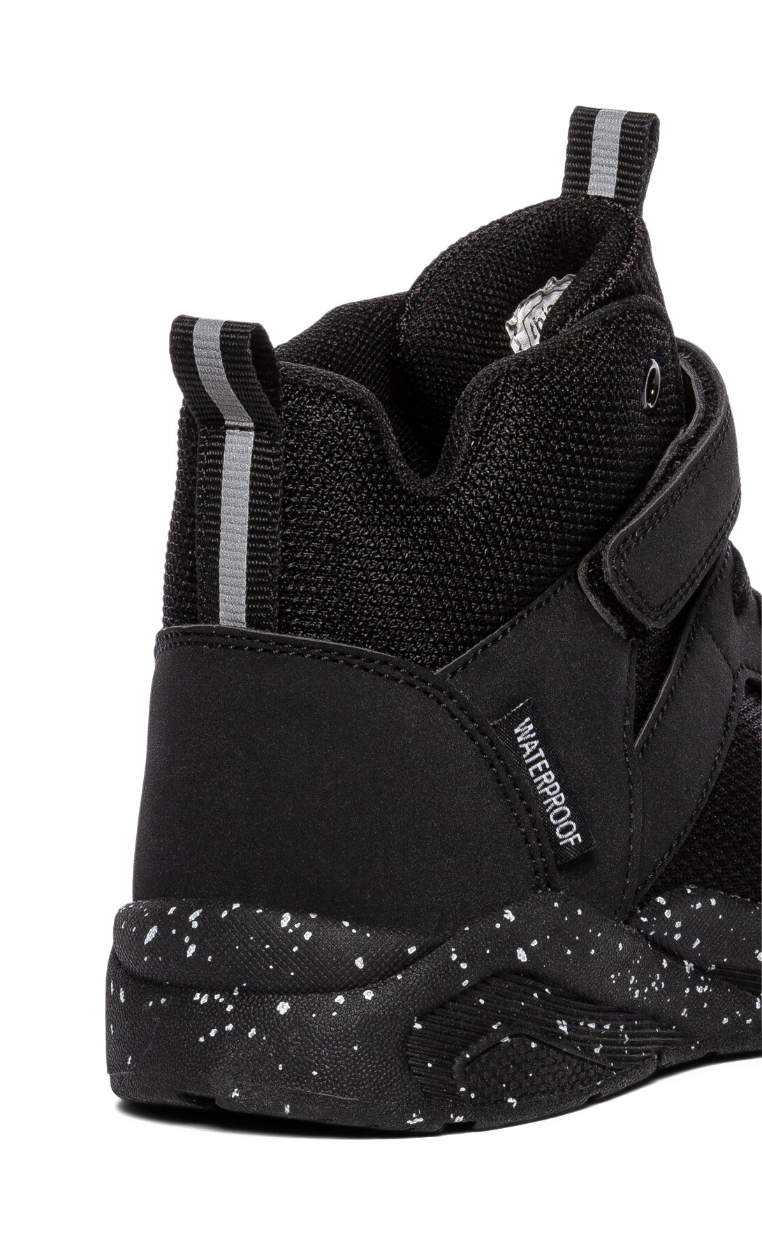 LEJON-TEX, Fleeceforet høy sneakers waterproof Sort